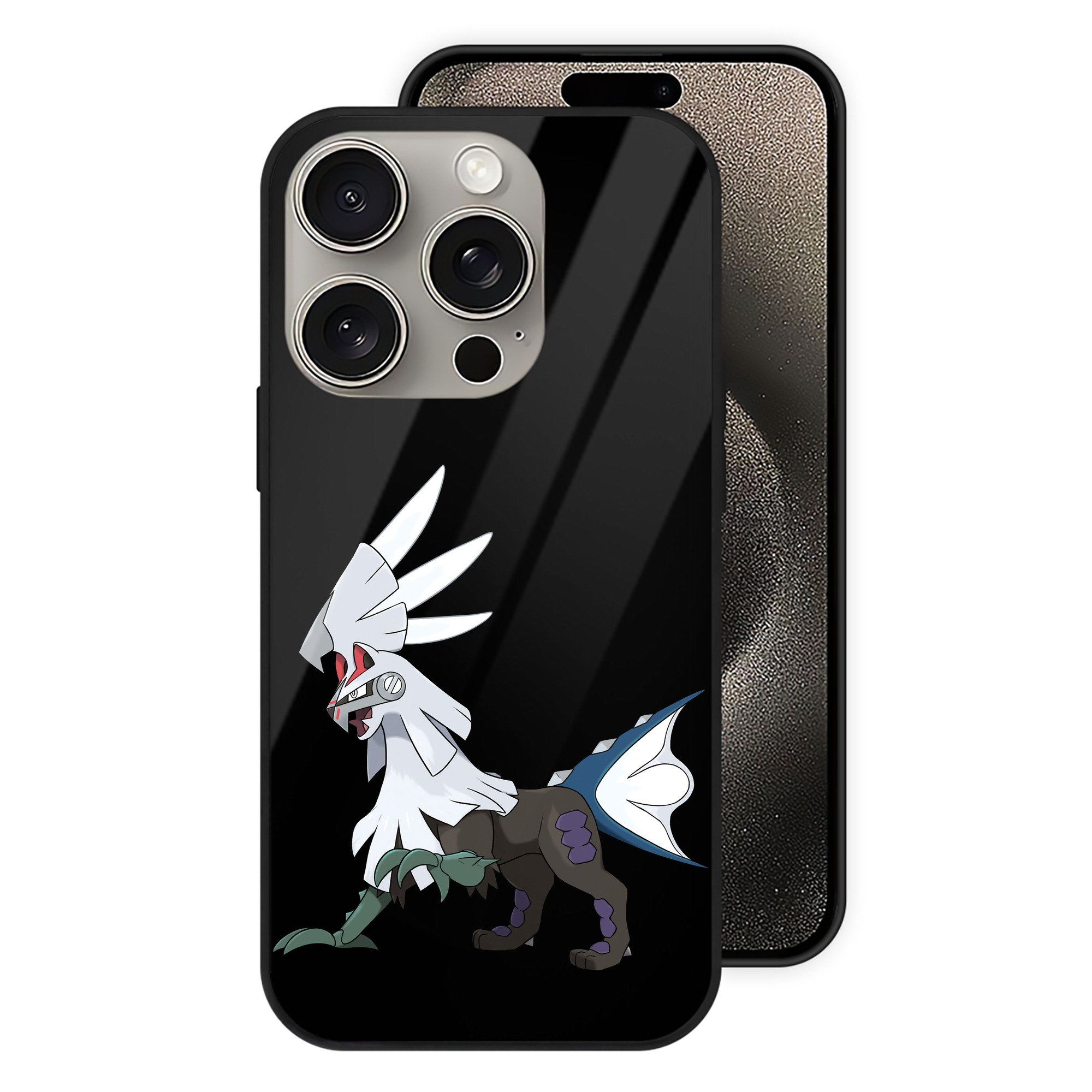 （画像用） ポケットモンスター Pokémon 【iPhone15Pro対応】スマホケース 耐衝撃＆黄変防止 背面ガラス