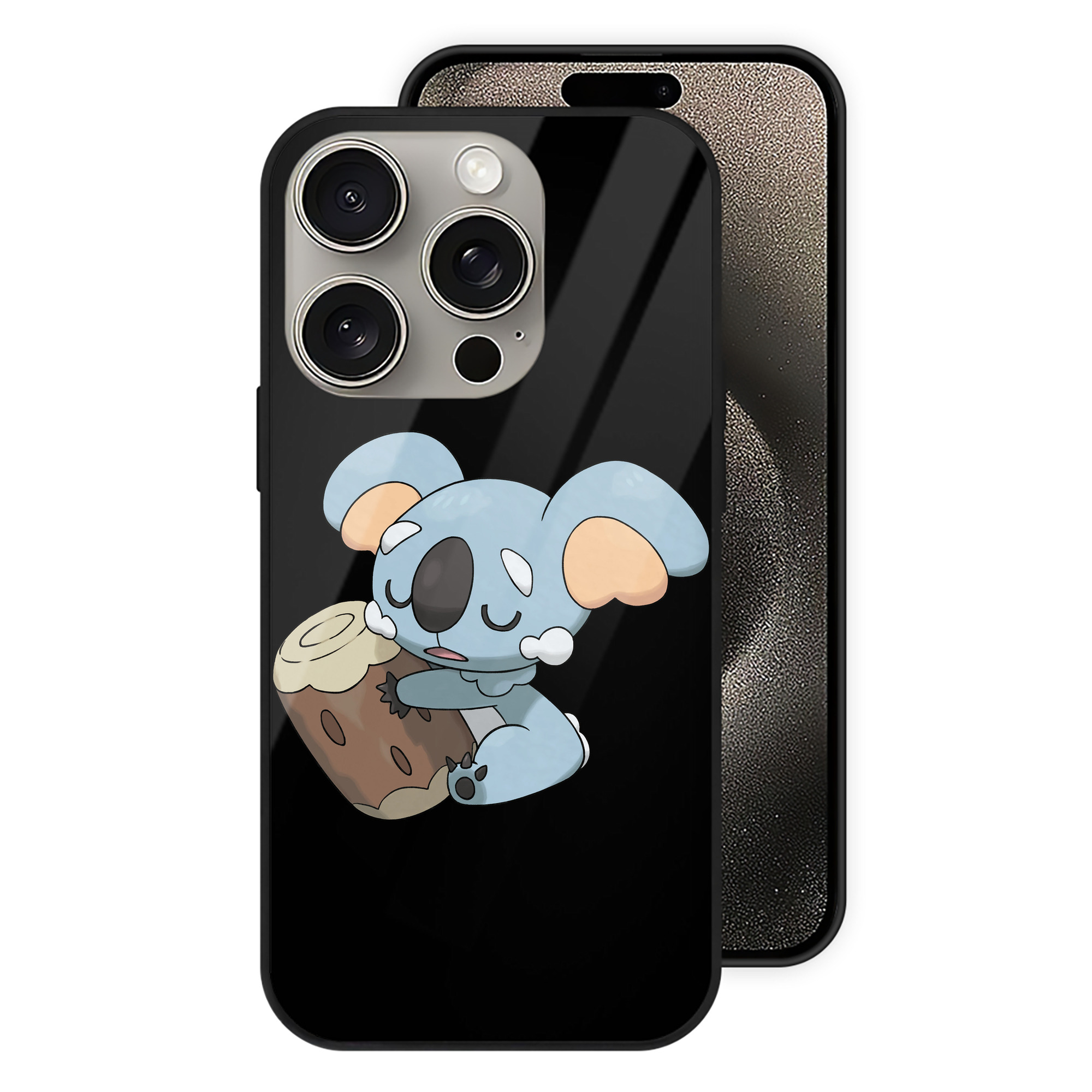 ポケットモンスター Pokémon 【iPhone15Pro対応】スマホケース 耐衝撃＆黄変防止 背面ガラス