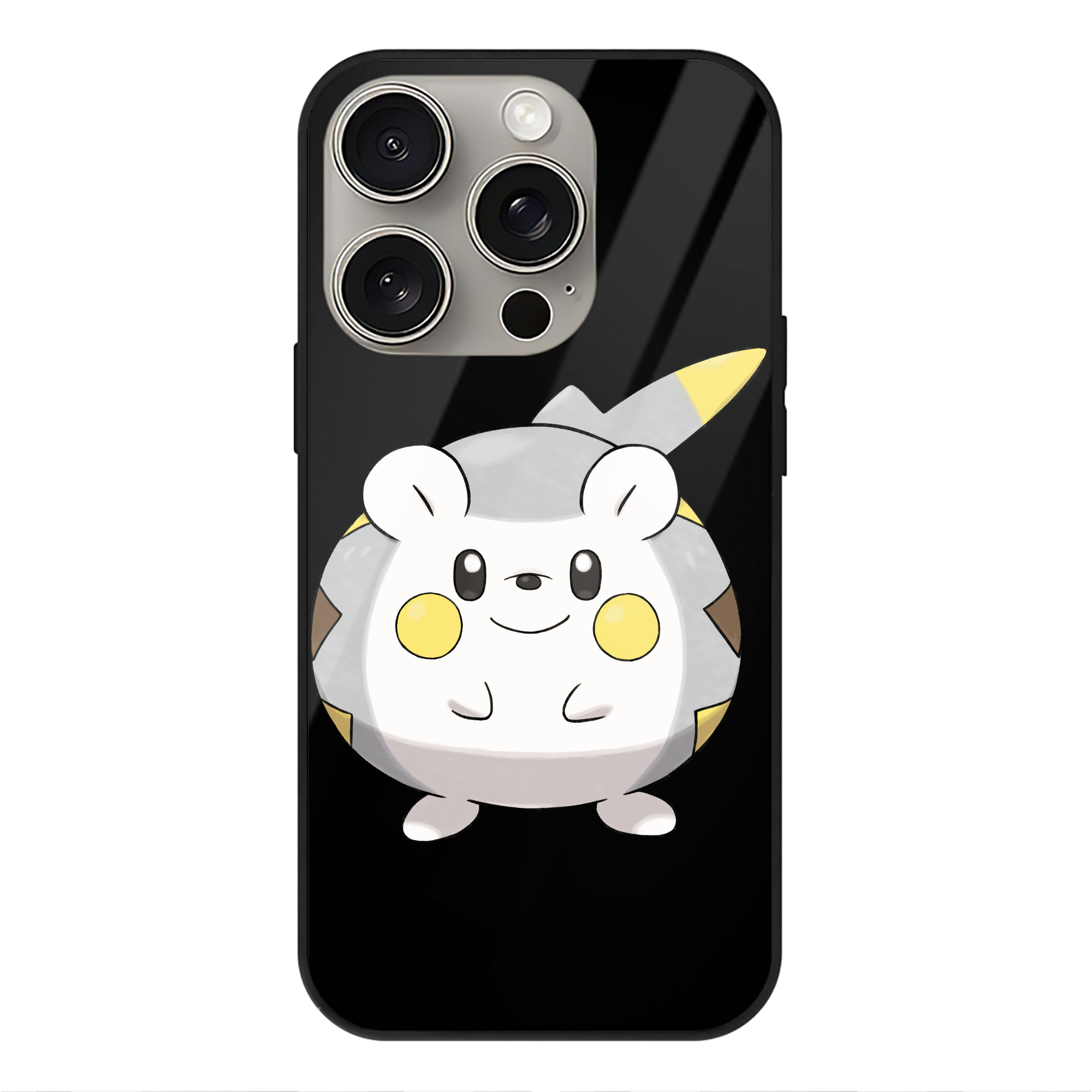 （画像用） ポケットモンスター Pokémon 【iPhone15Pro対応】スマホケース 耐衝撃＆黄変防止 背面ガラス