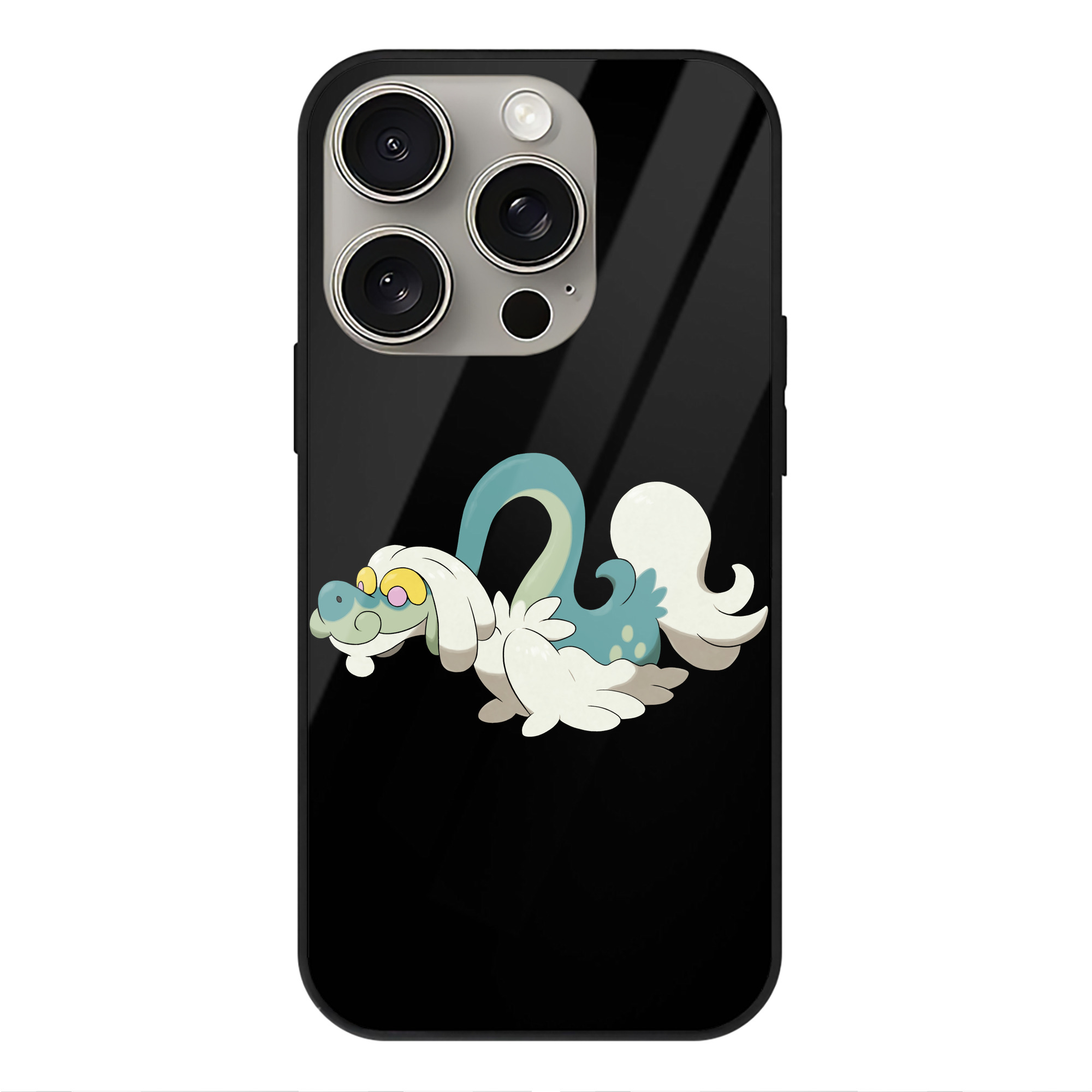 （画像用） ポケットモンスター Pokémon 【iPhone15Pro対応】スマホケース 耐衝撃＆黄変防止 背面ガラス