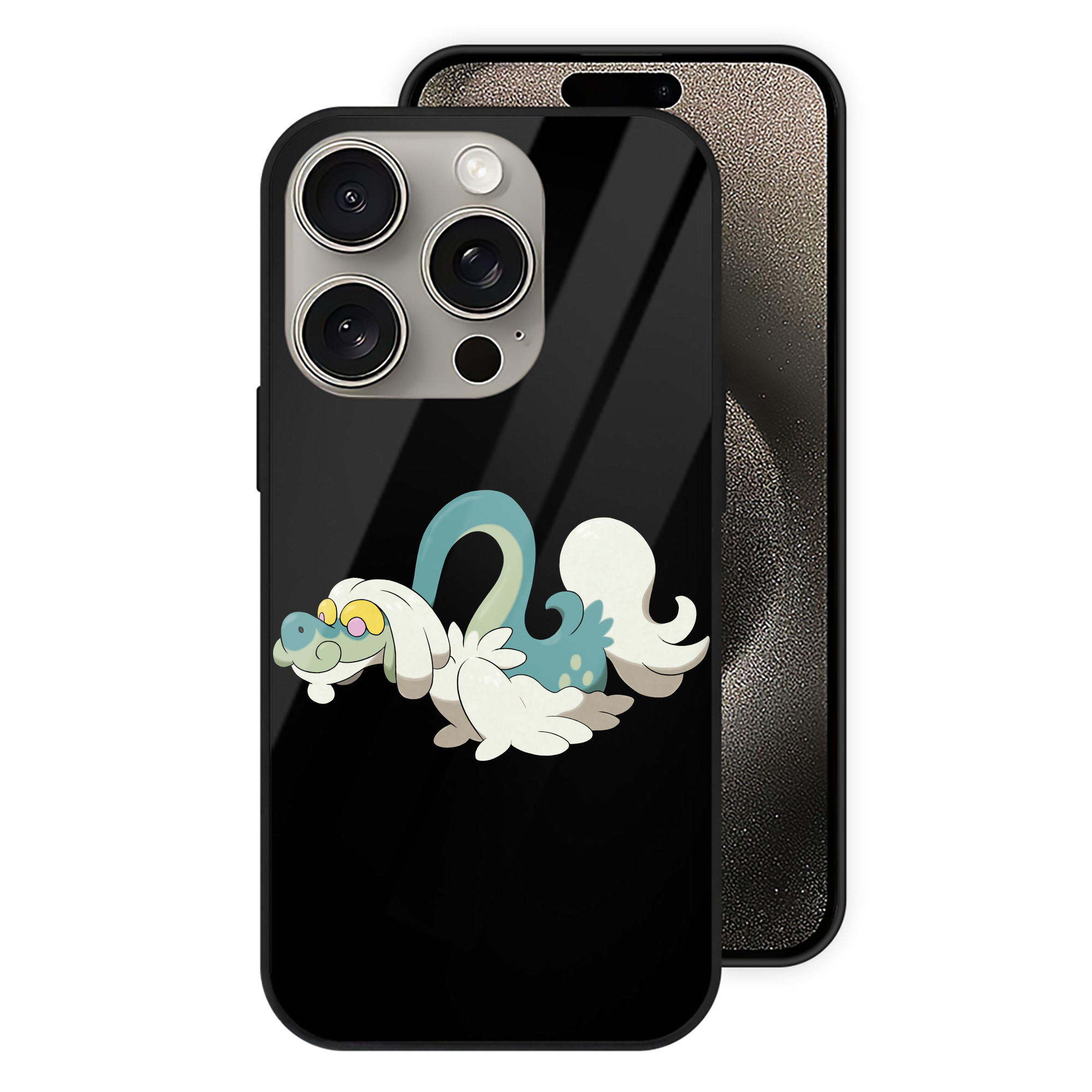 （画像用） ポケットモンスター Pokémon 【iPhone15Pro対応】スマホケース 耐衝撃＆黄変防止 背面ガラス