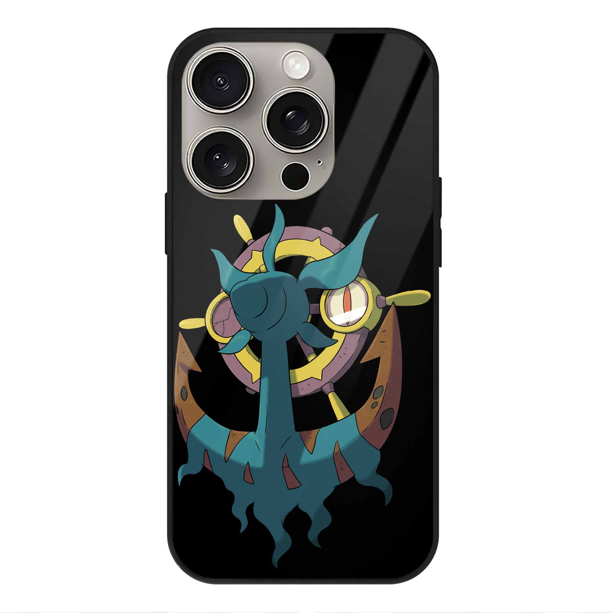 （画像用） ポケットモンスター Pokémon 【iPhone15Pro対応】スマホケース 耐衝撃＆黄変防止 背面ガラス