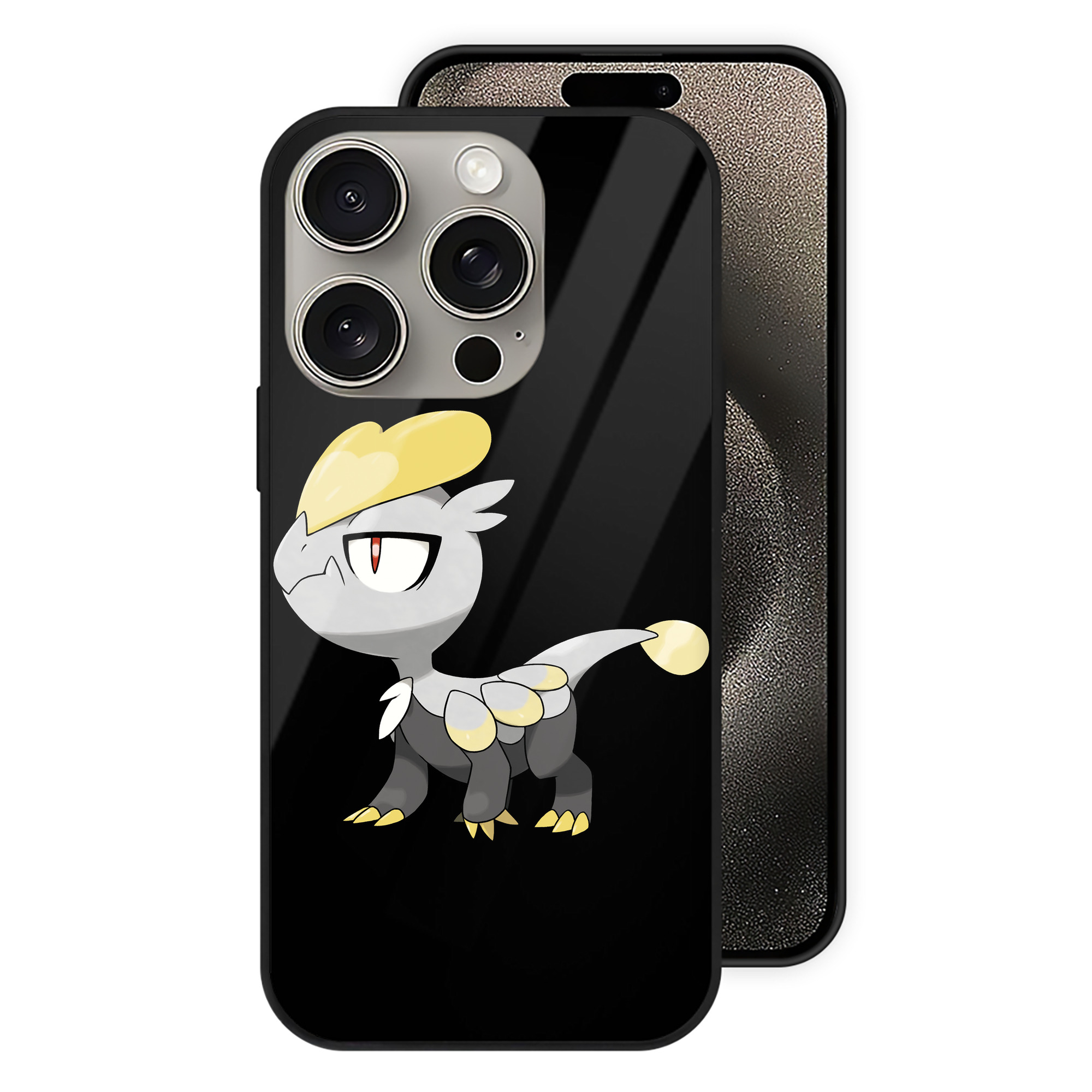 （画像用） ポケットモンスター Pokémon 【iPhone15Pro対応】スマホケース 耐衝撃＆黄変防止 背面ガラス
