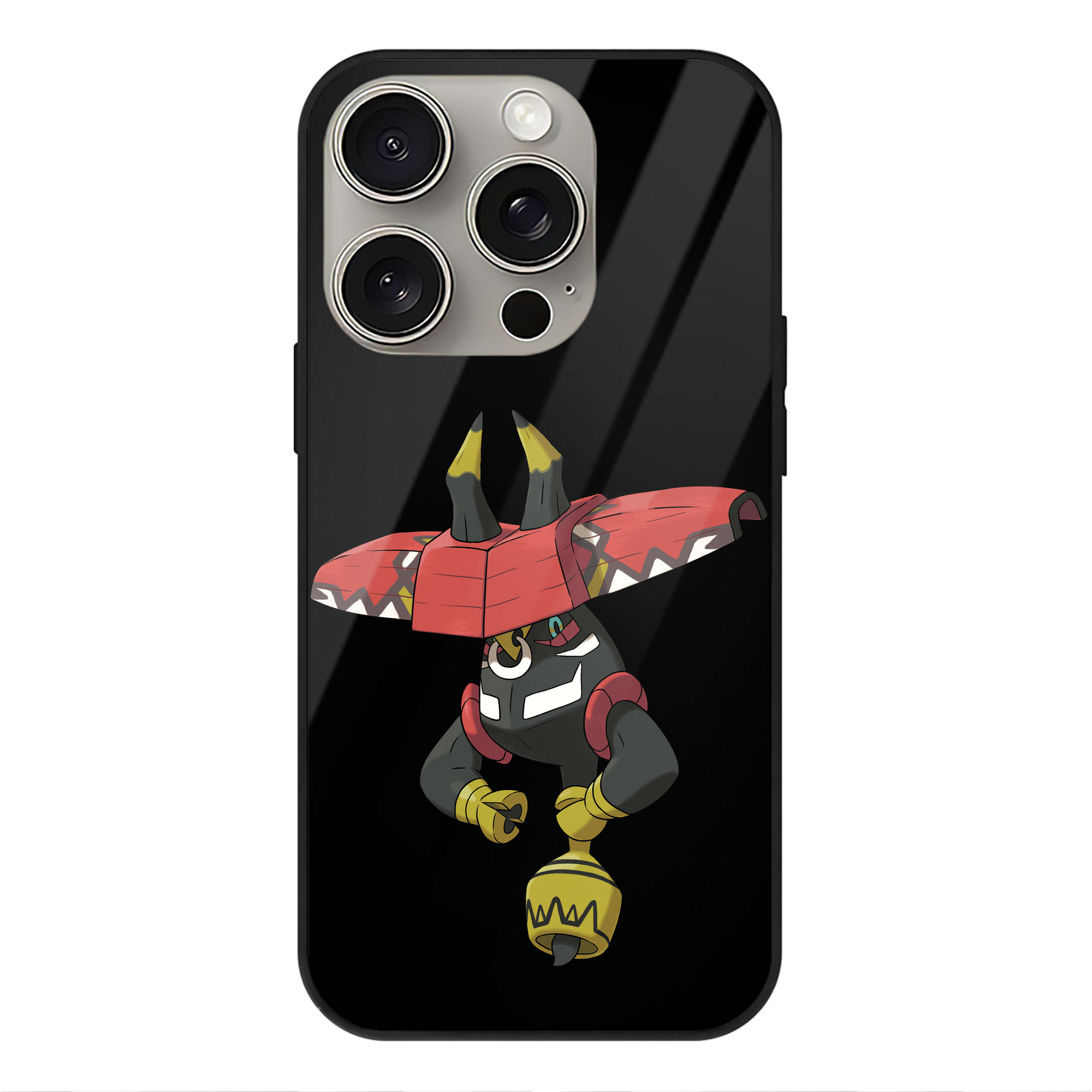 （画像用） ポケットモンスター Pokémon 【iPhone15Pro対応】スマホケース 耐衝撃＆黄変防止 背面ガラス