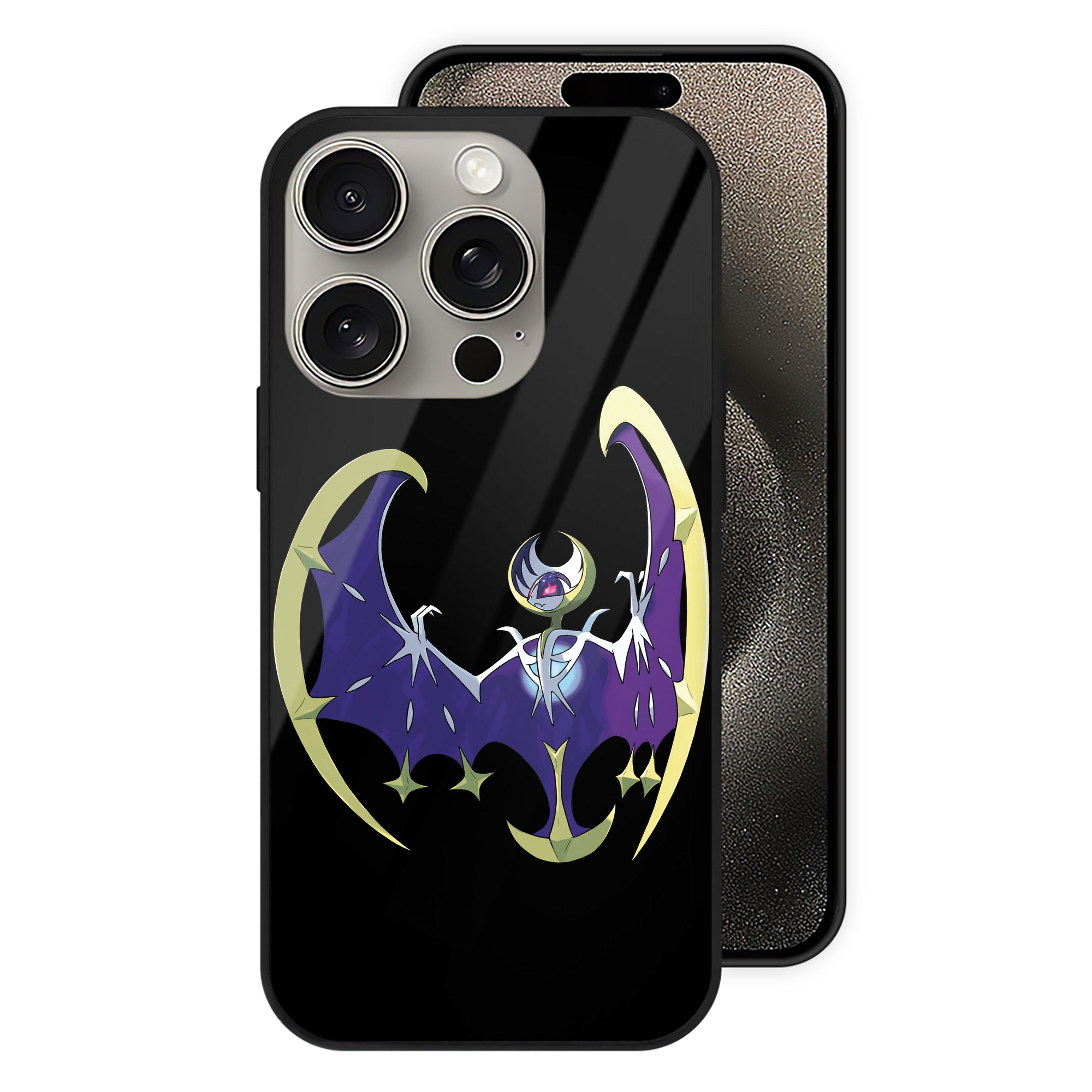 （画像用） ポケットモンスター Pokémon 【iPhone15Pro対応】スマホケース 耐衝撃＆黄変防止 背面ガラス