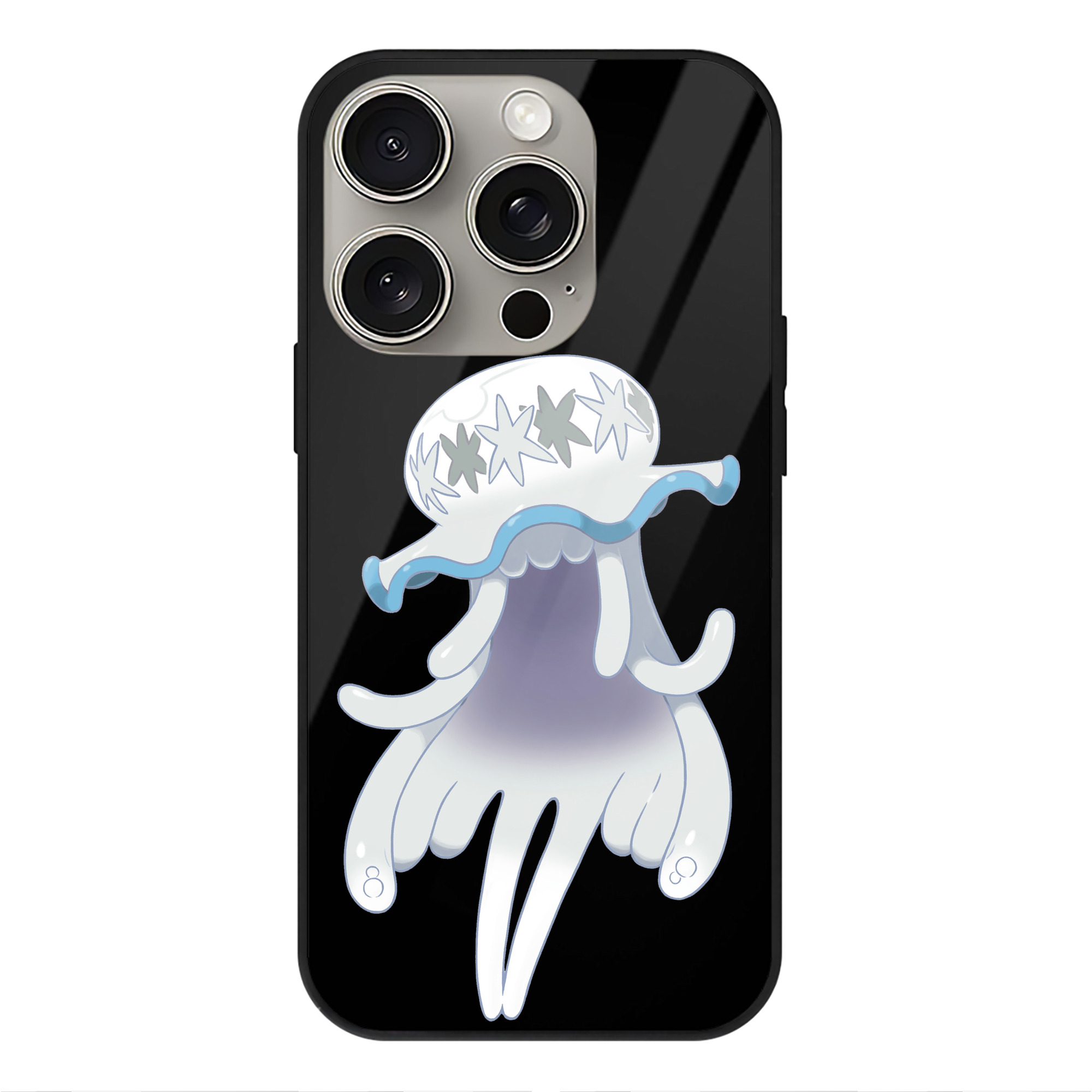 （画像用） ポケットモンスター Pokémon 【iPhone15Pro対応】スマホケース 耐衝撃＆黄変防止 背面ガラス