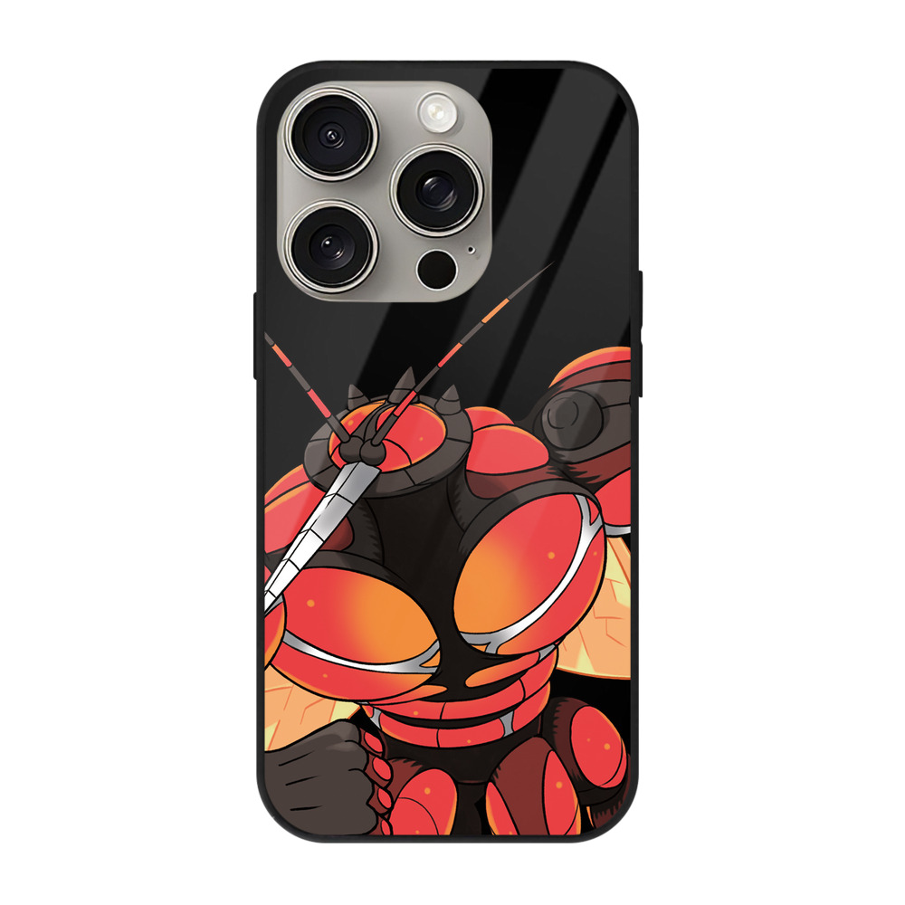 （画像用） ポケットモンスター Pokémon 【iPhone15Pro対応】スマホケース 耐衝撃＆黄変防止 背面ガラス