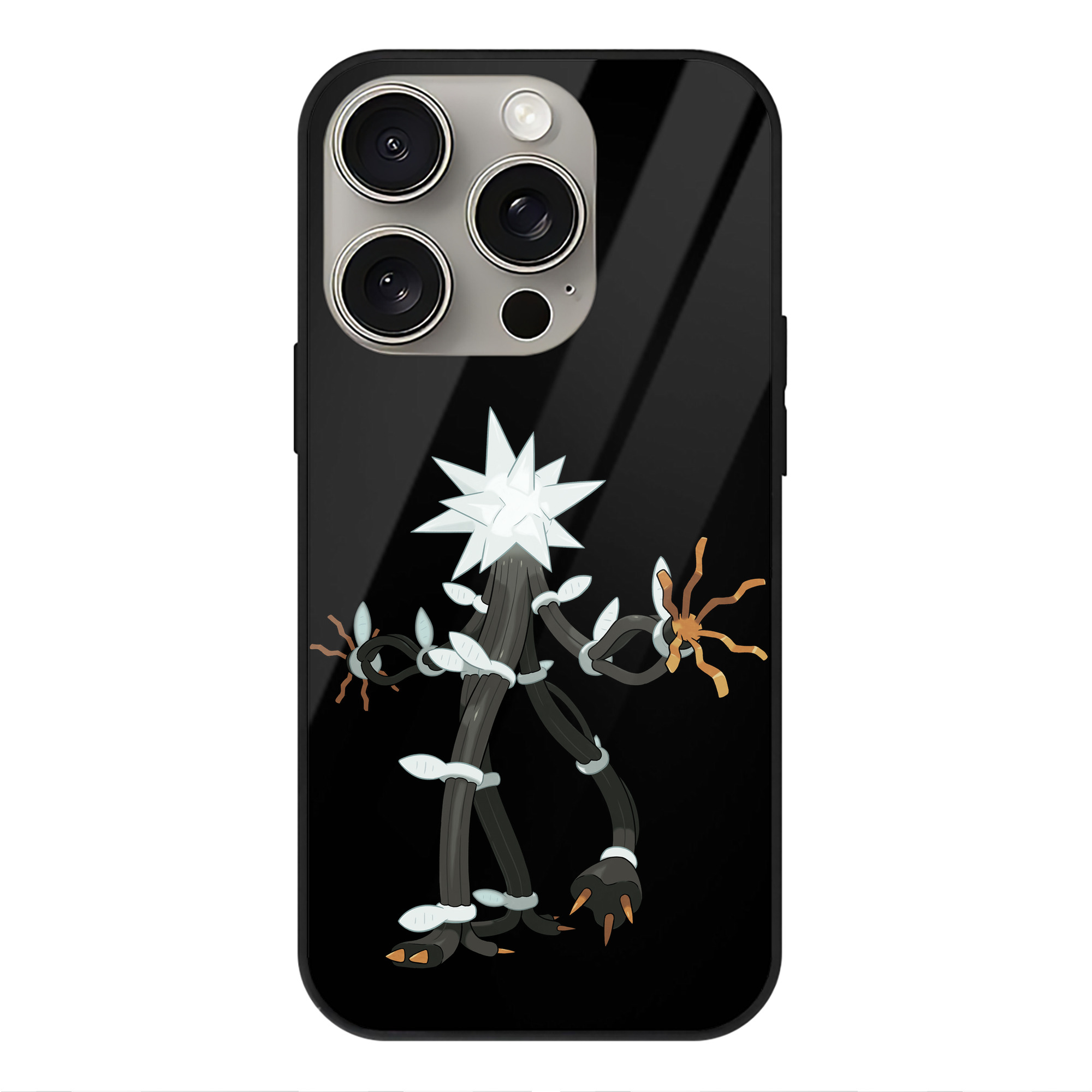 （画像用） ポケットモンスター Pokémon 【iPhone15Pro対応】スマホケース 耐衝撃＆黄変防止 背面ガラス