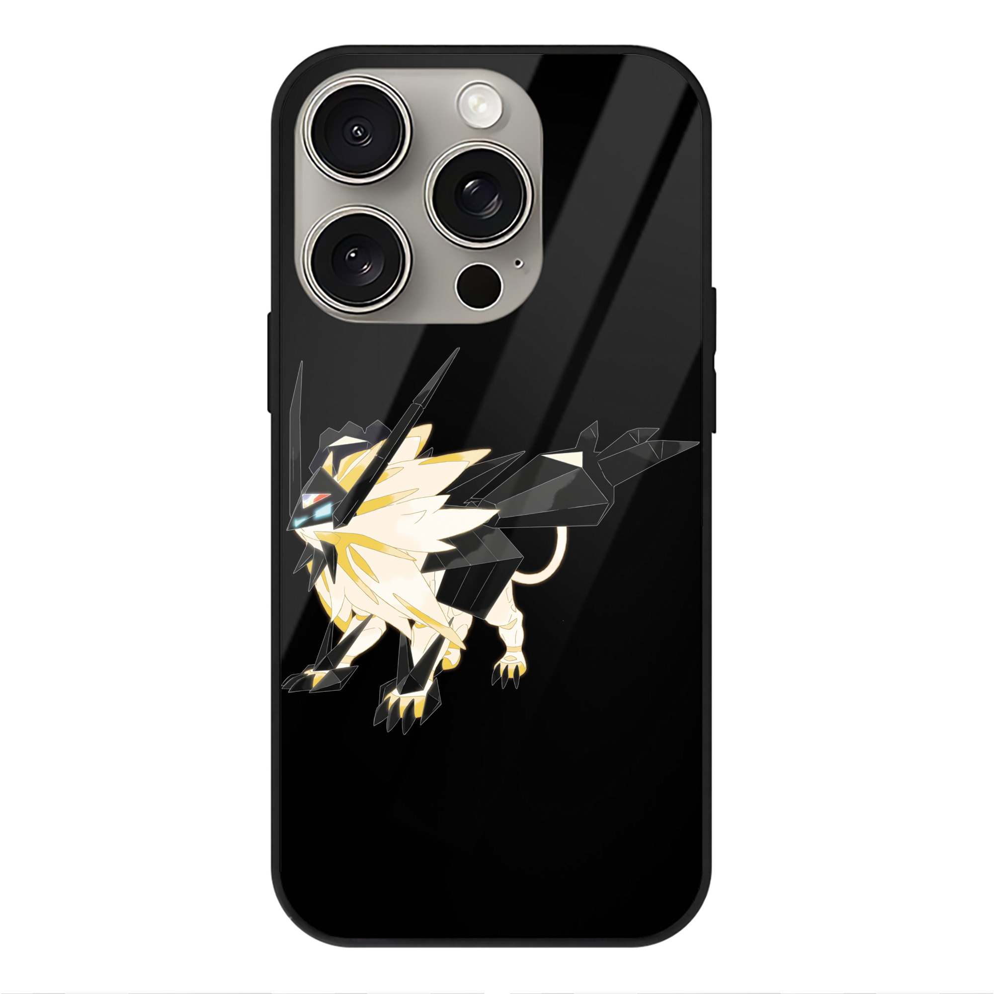 （画像用） ポケットモンスター Pokémon 【iPhone15Pro対応】スマホケース 耐衝撃＆黄変防止 背面ガラス