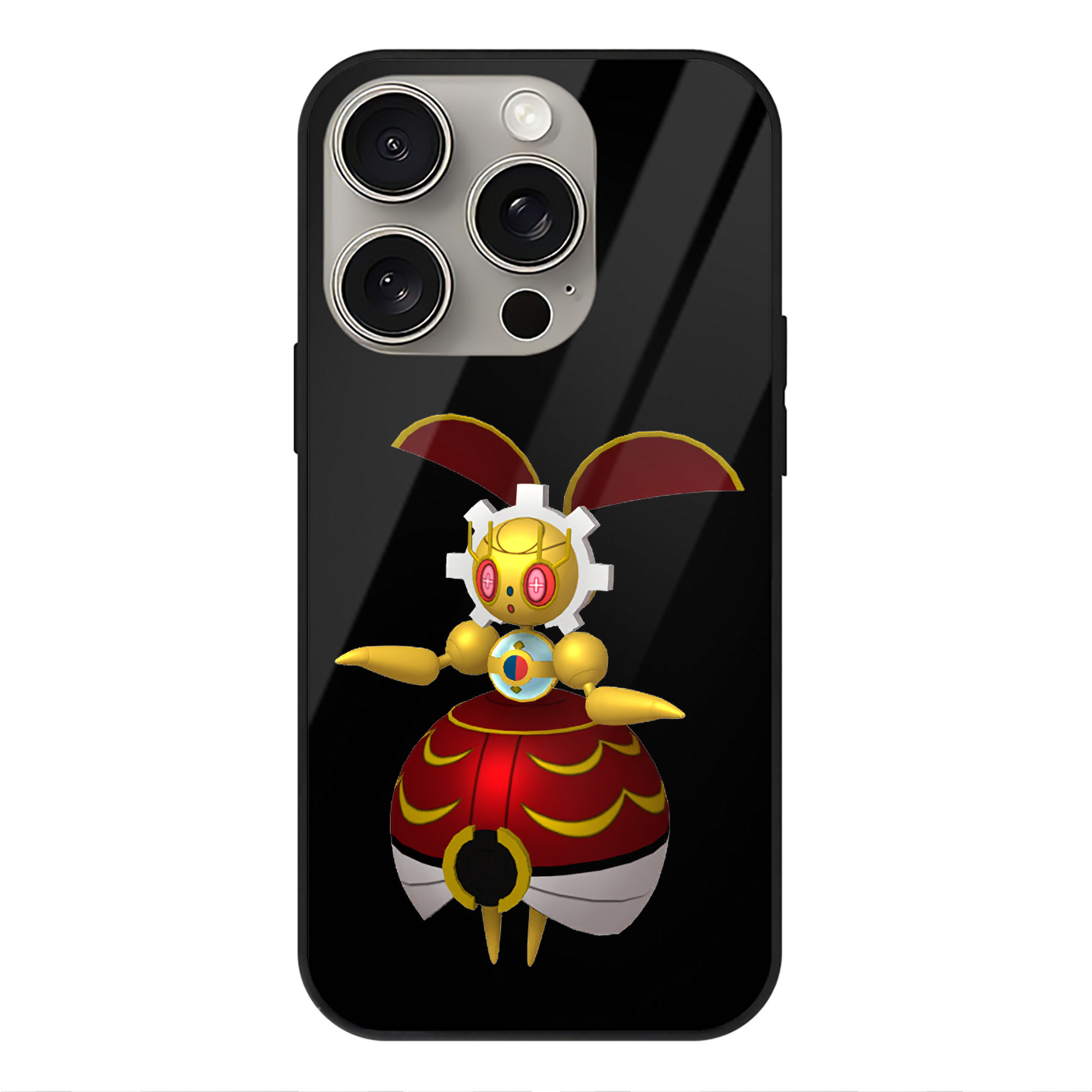 （画像用） ポケットモンスター Pokémon 【iPhone15Pro対応】スマホケース 耐衝撃＆黄変防止 背面ガラス