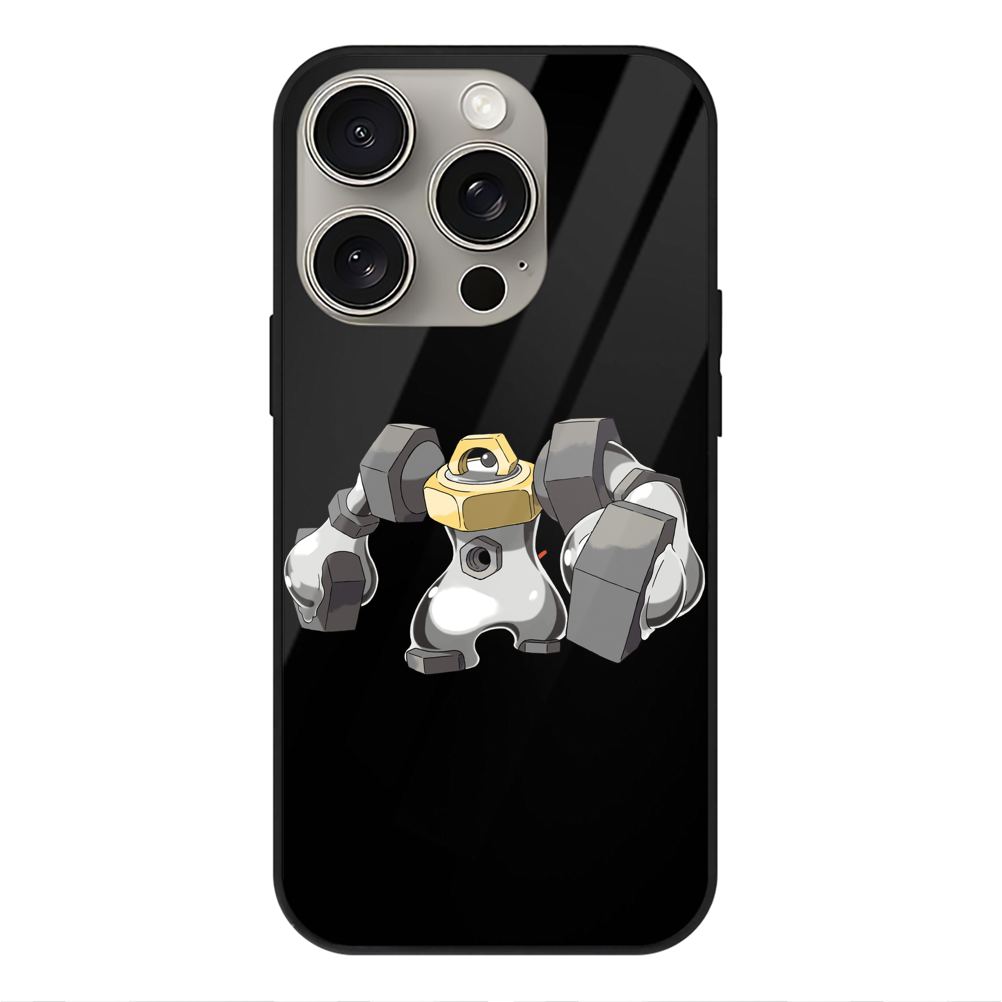 （画像用） ポケットモンスター Pokémon 【iPhone15Pro対応】スマホケース 耐衝撃＆黄変防止 背面ガラス