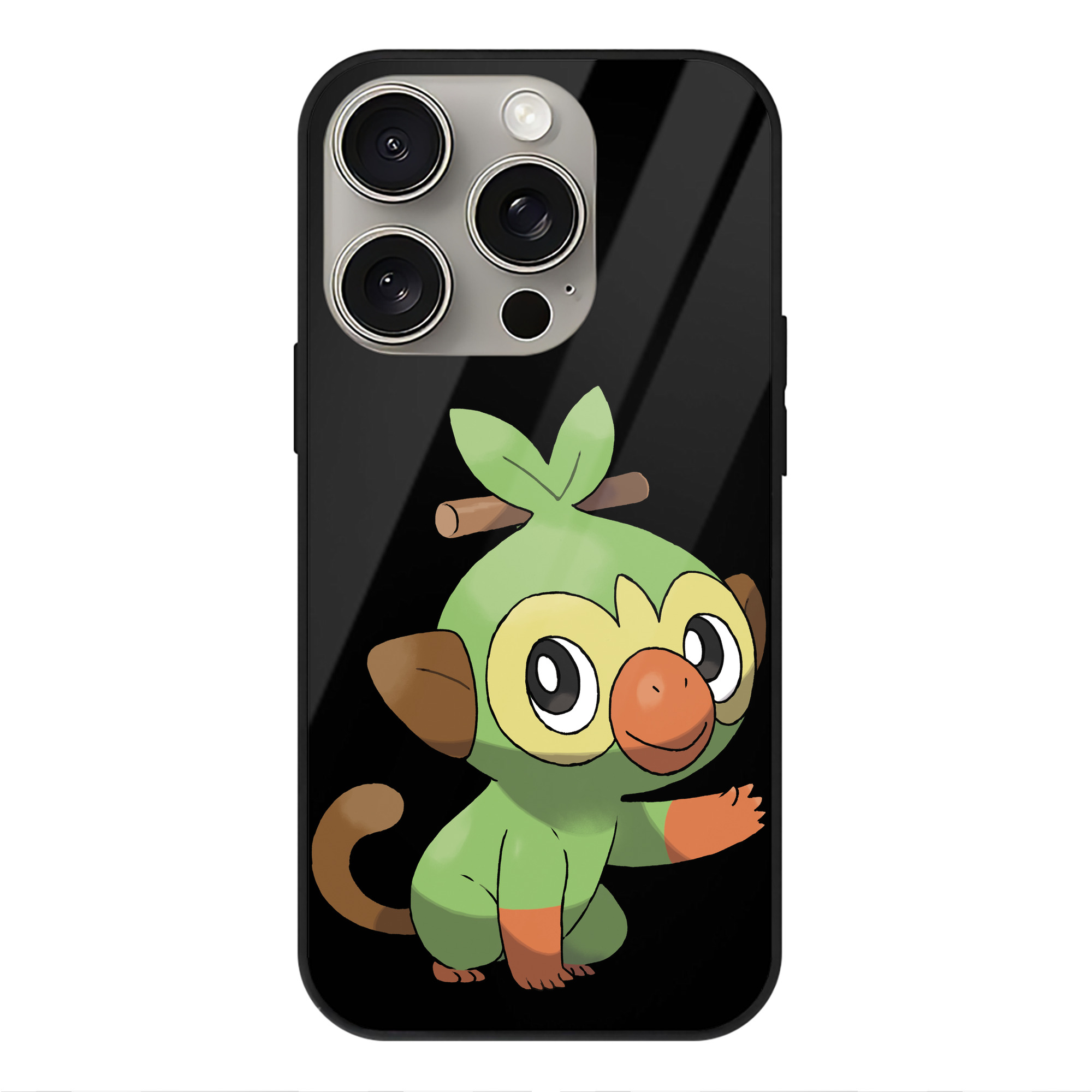 （画像用） ポケットモンスター Pokémon 【iPhone15Pro対応】スマホケース 耐衝撃＆黄変防止 背面ガラス