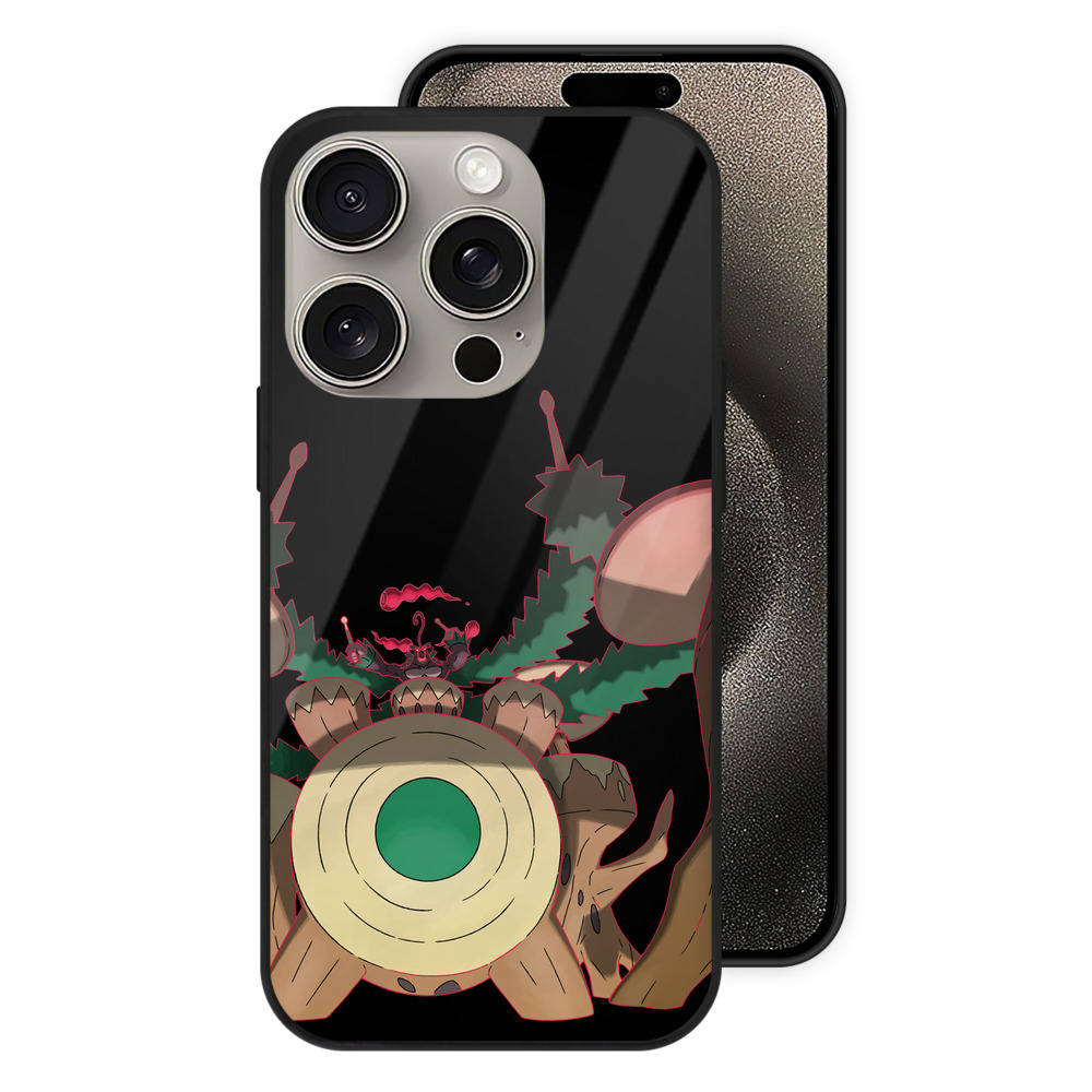 （画像用） ポケットモンスター Pokémon 【iPhone15Pro対応】スマホケース 耐衝撃＆黄変防止 背面ガラス