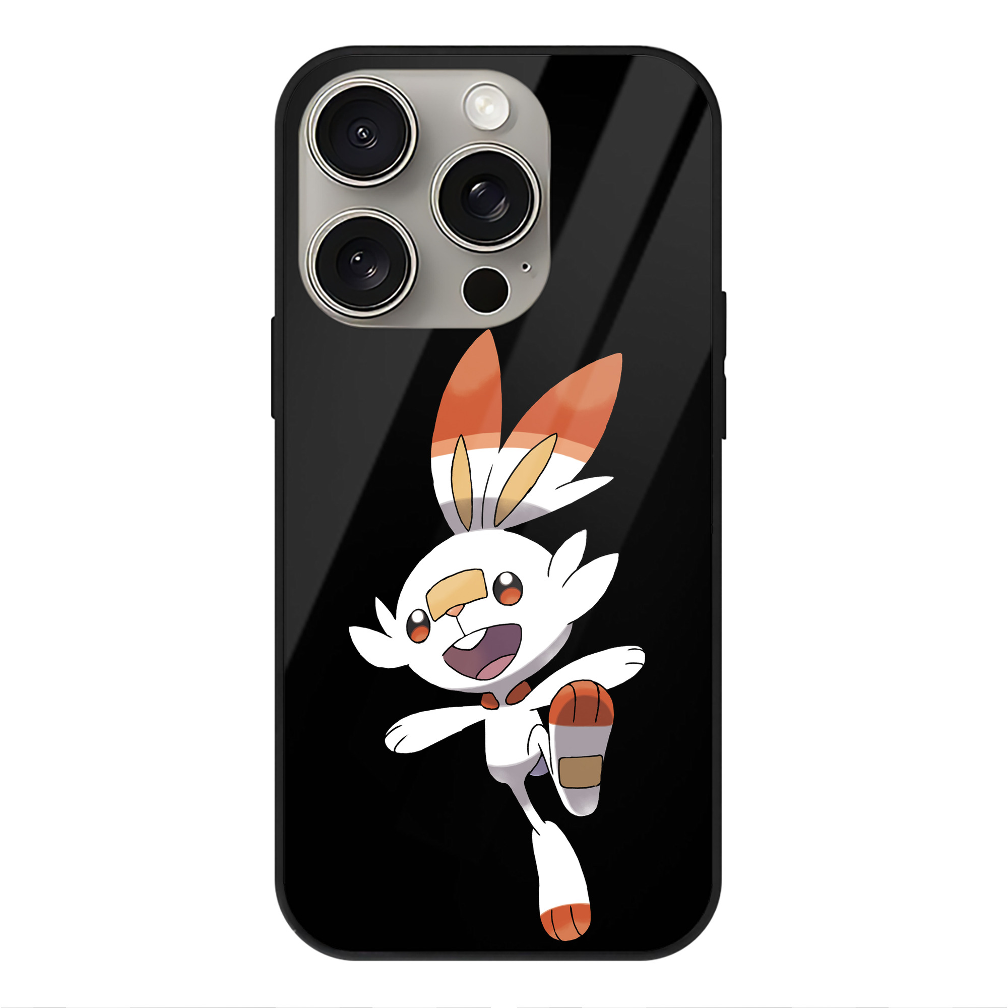 （画像用） ポケットモンスター Pokémon 【iPhone15Pro対応】スマホケース 耐衝撃＆黄変防止 背面ガラス