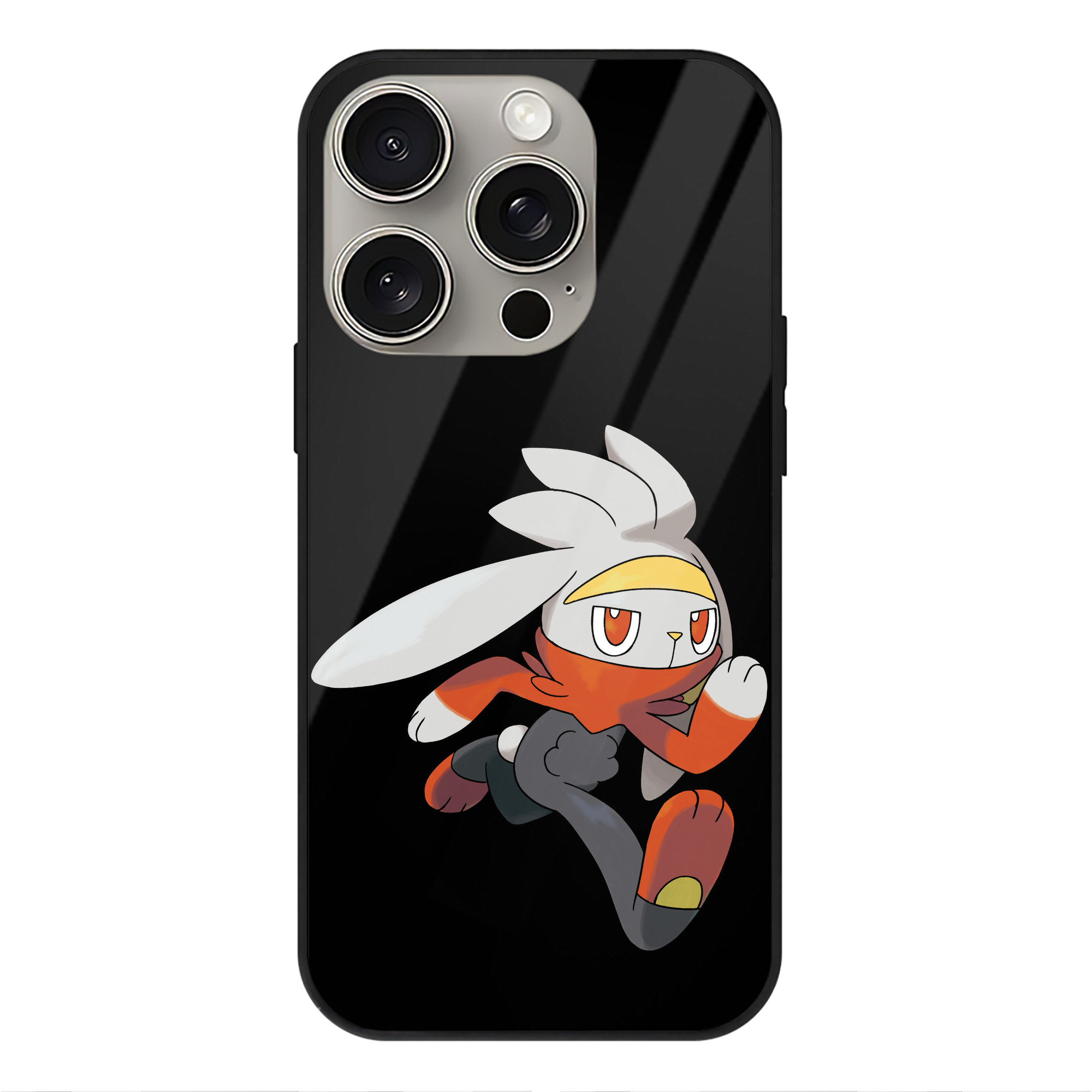 （画像用） ポケットモンスター Pokémon 【iPhone15Pro対応】スマホケース 耐衝撃＆黄変防止 背面ガラス