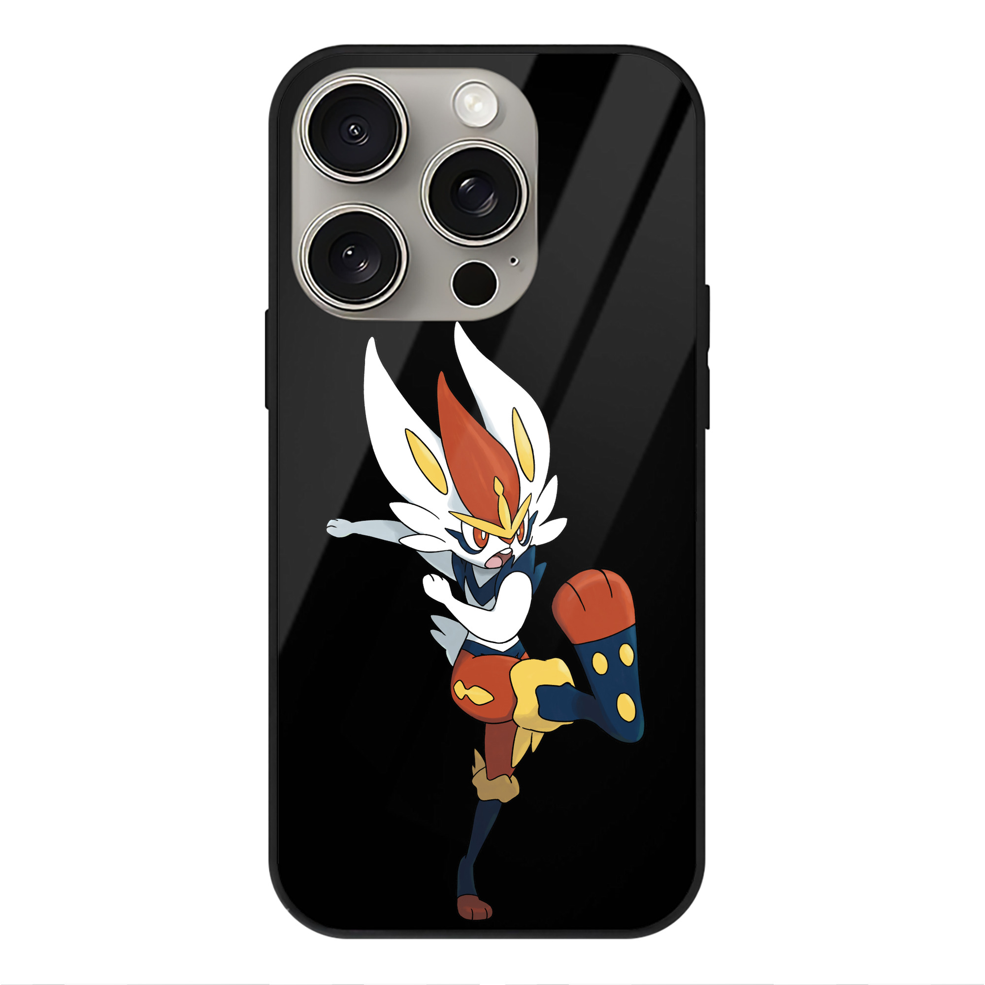 （画像用） ポケットモンスター Pokémon 【iPhone15Pro対応】スマホケース 耐衝撃＆黄変防止 背面ガラス