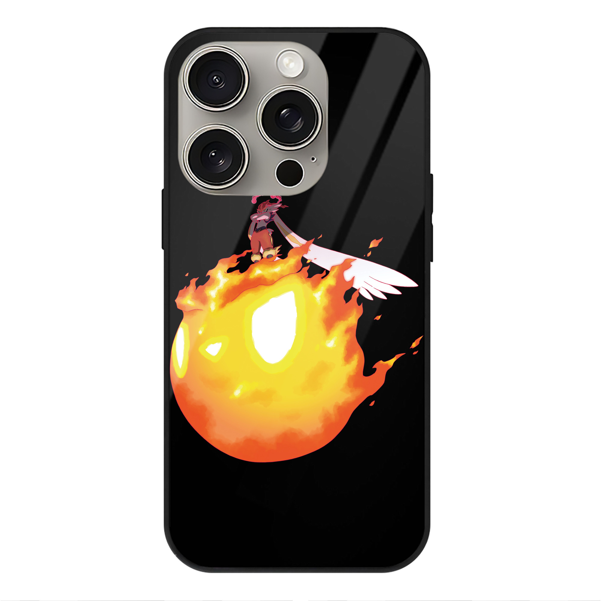 （画像用） ポケットモンスター Pokémon 【iPhone15Pro対応】スマホケース 耐衝撃＆黄変防止 背面ガラス