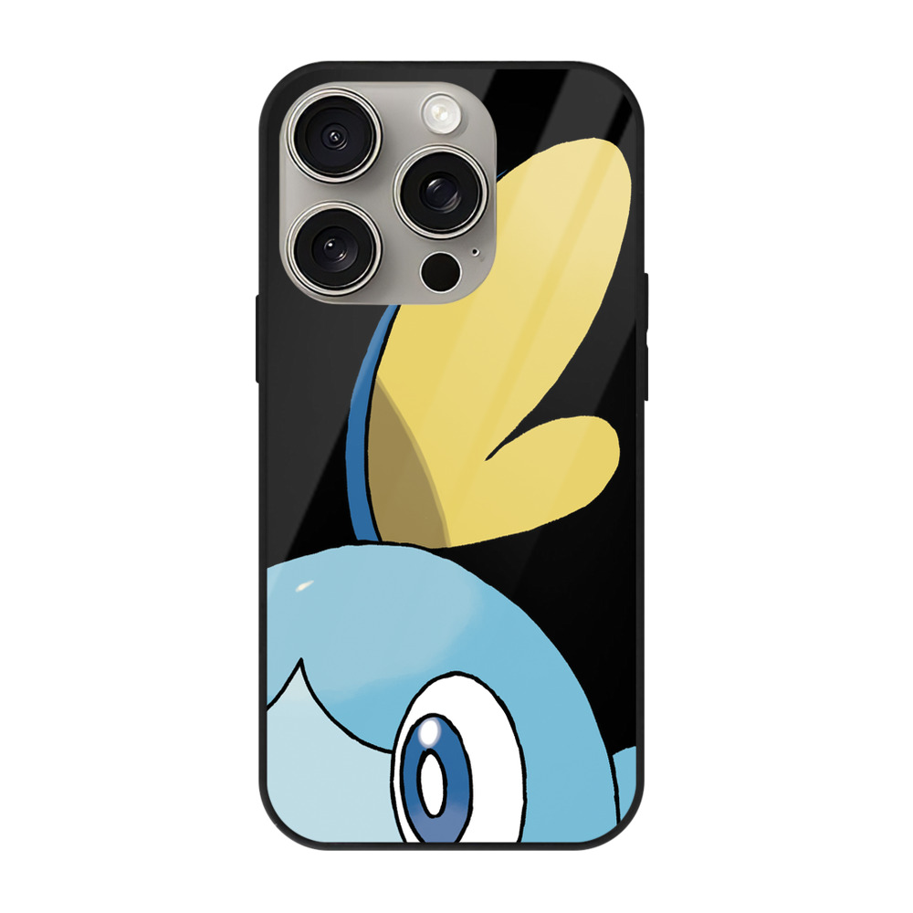 （画像用） ポケットモンスター Pokémon 【iPhone15Pro対応】スマホケース 耐衝撃＆黄変防止 背面ガラス
