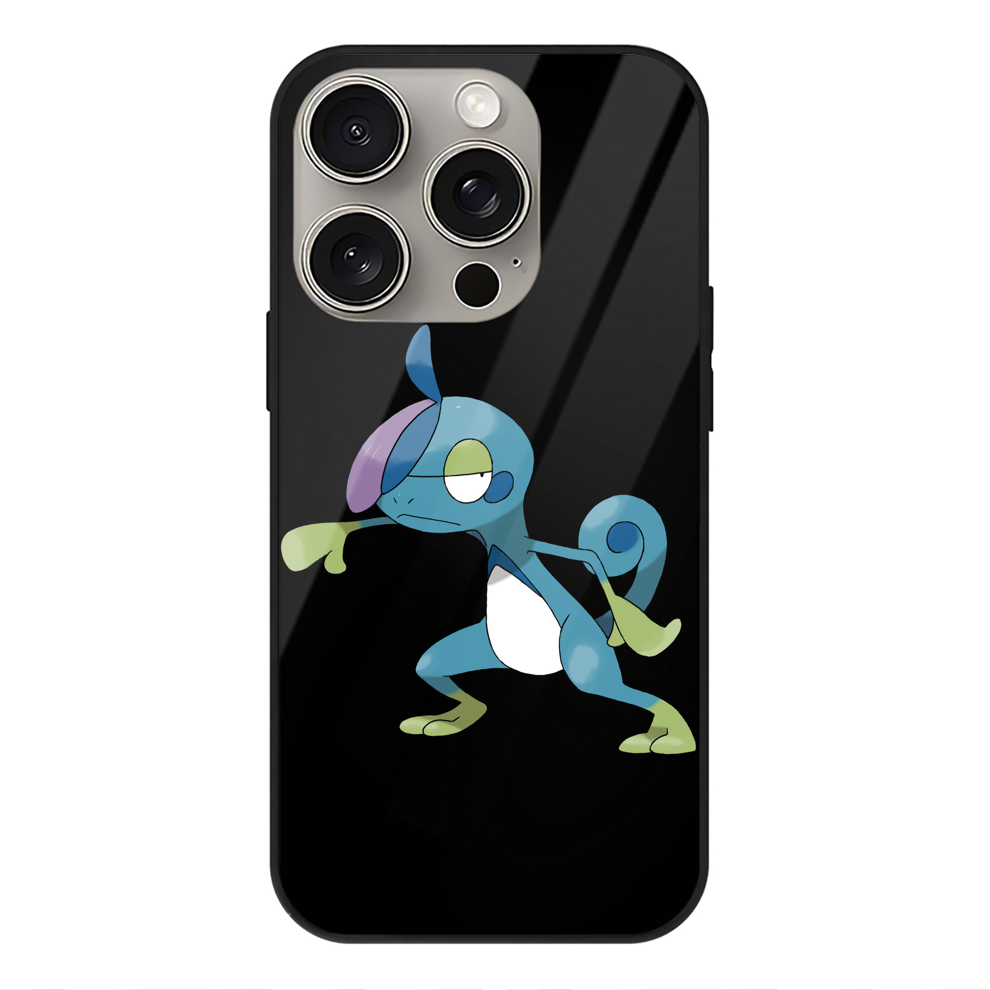 （画像用） ポケットモンスター Pokémon 【iPhone15Pro対応】スマホケース 耐衝撃＆黄変防止 背面ガラス
