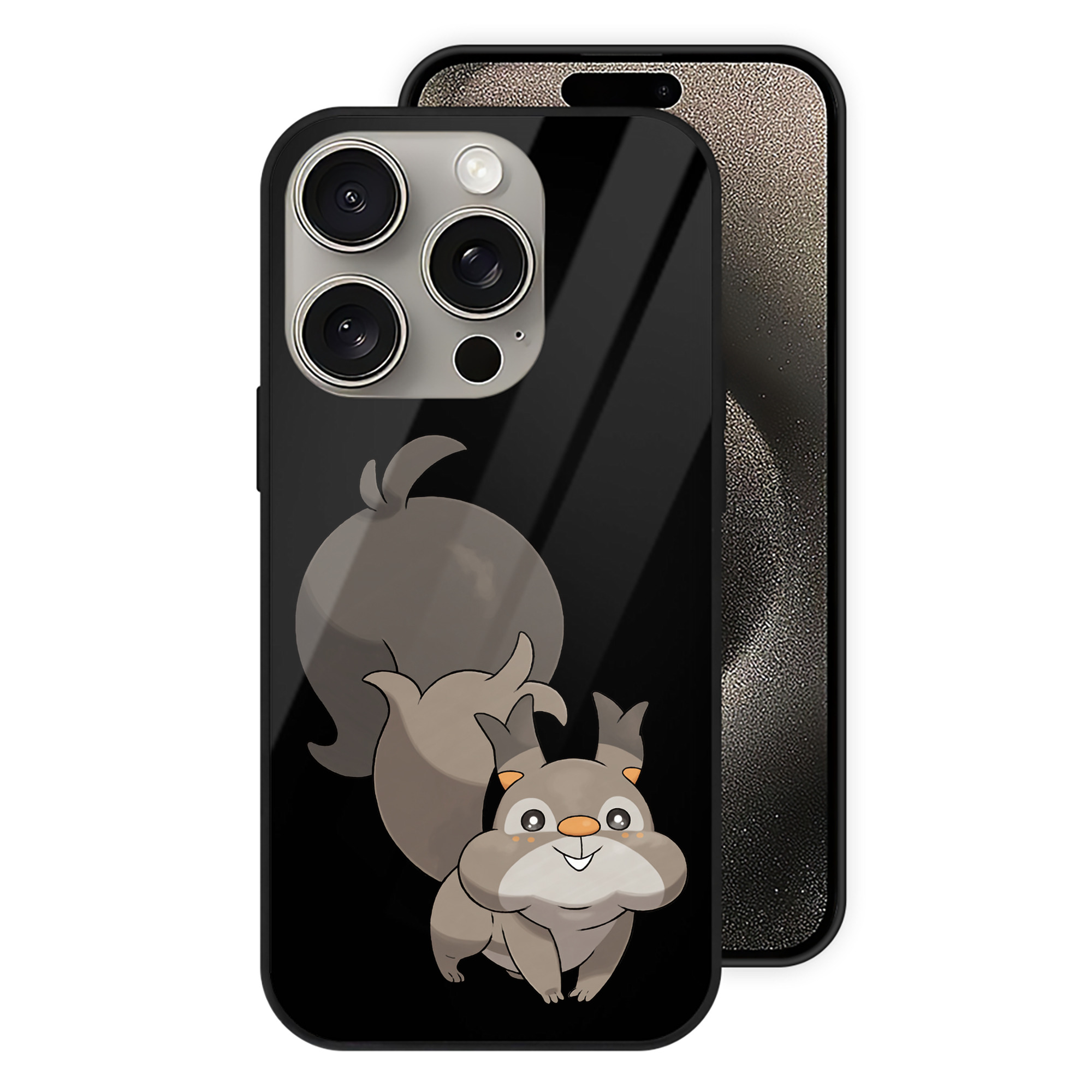 ポケットモンスター Pokémon 【iPhone15Pro対応】スマホケース 耐衝撃＆黄変防止 背面ガラス