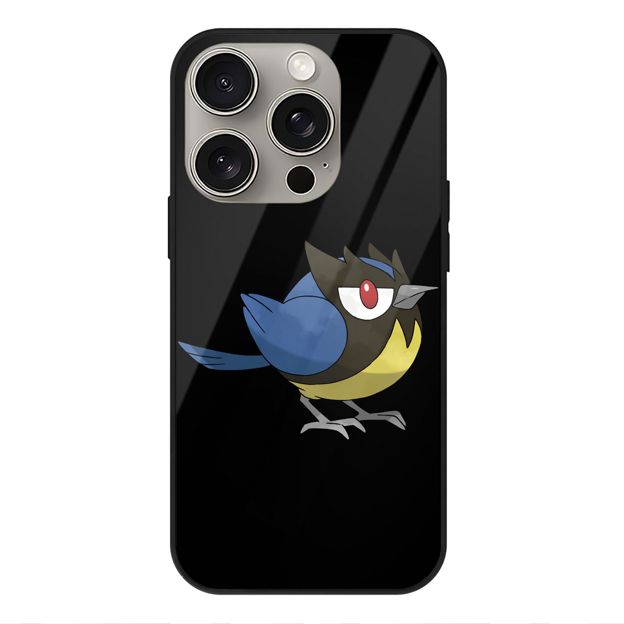 （画像用） ポケットモンスター Pokémon 【iPhone15Pro対応】スマホケース 耐衝撃＆黄変防止 背面ガラス