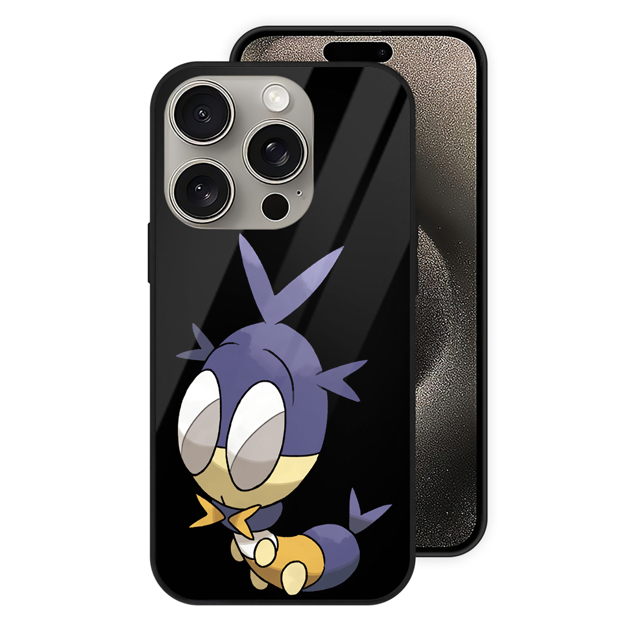 （画像用） ポケットモンスター Pokémon 【iPhone15Pro対応】スマホケース 耐衝撃＆黄変防止 背面ガラス