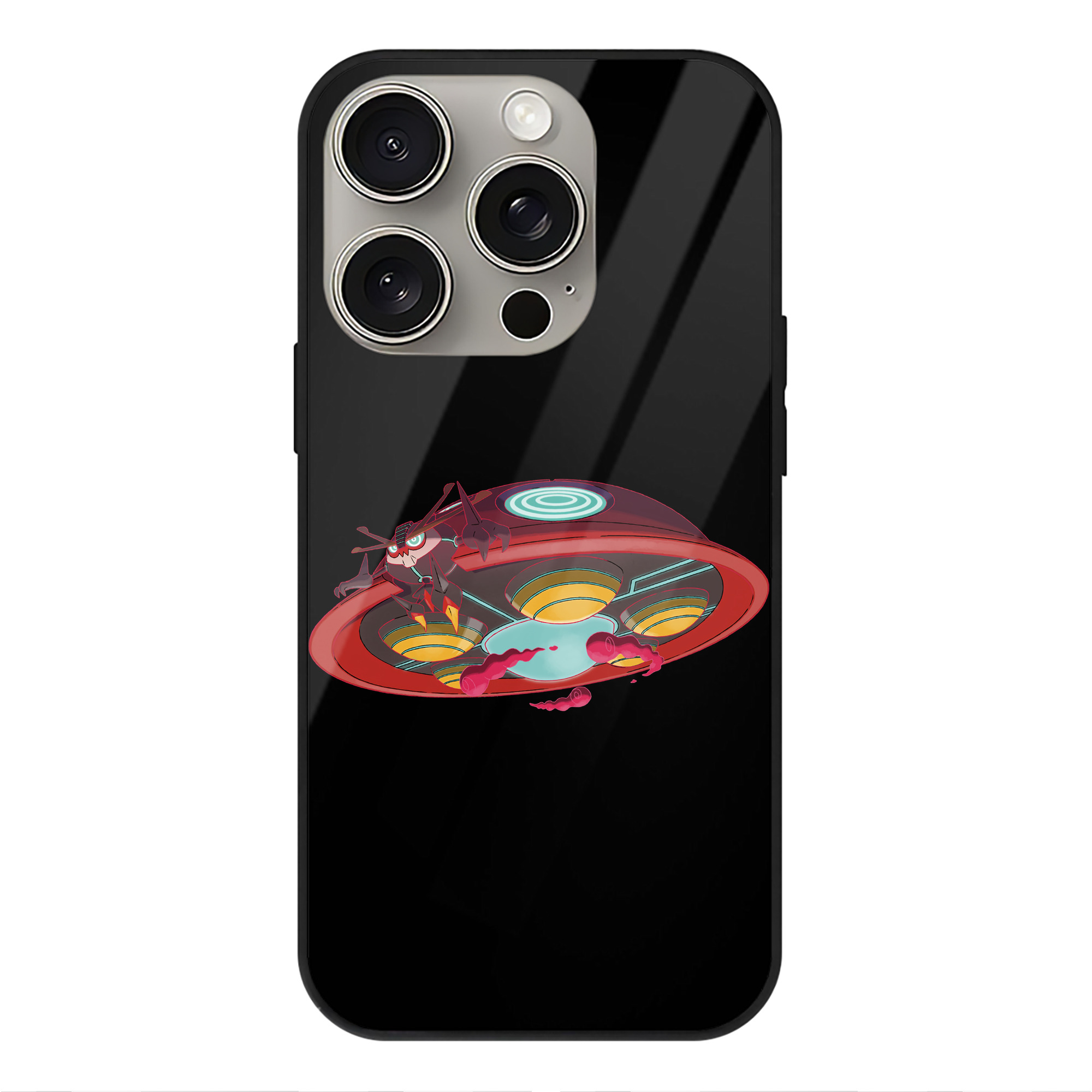 （画像用） ポケットモンスター Pokémon 【iPhone15Pro対応】スマホケース 耐衝撃＆黄変防止 背面ガラス