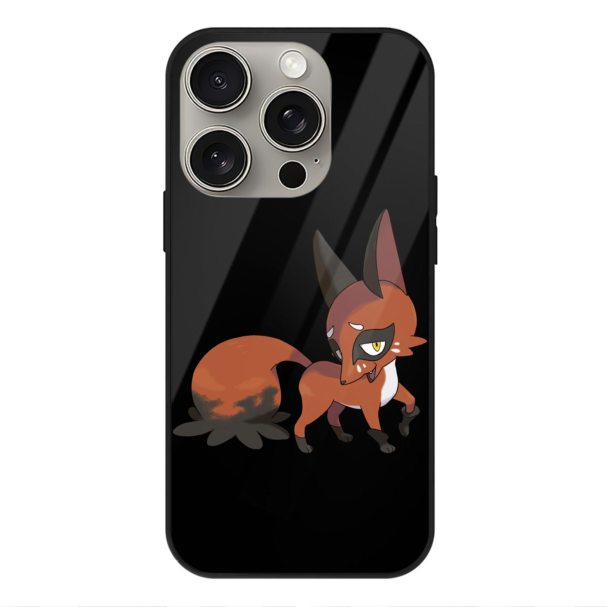 （画像用） ポケットモンスター Pokémon 【iPhone15Pro対応】スマホケース 耐衝撃＆黄変防止 背面ガラス