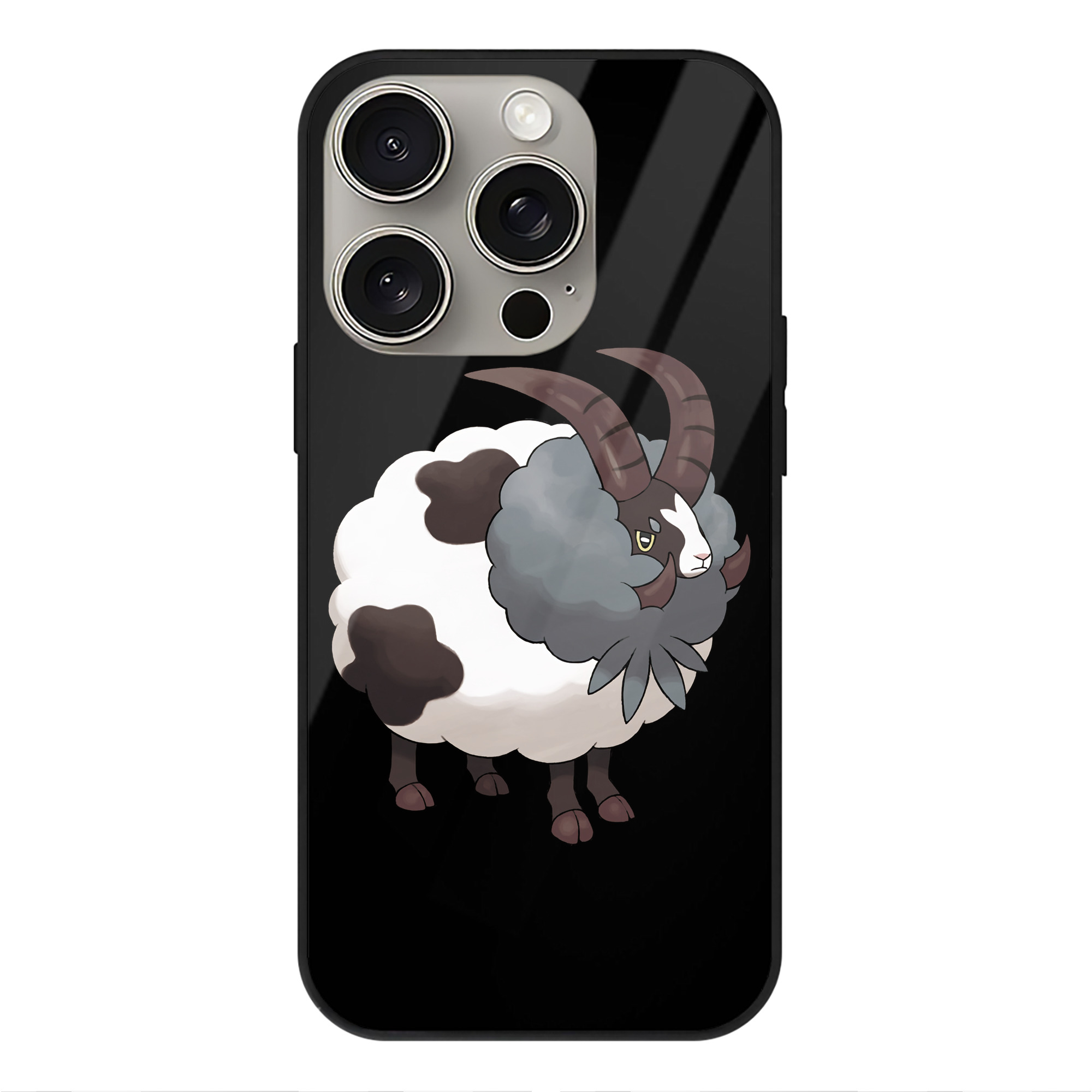 （画像用） ポケットモンスター Pokémon 【iPhone15Pro対応】スマホケース 耐衝撃＆黄変防止 背面ガラス