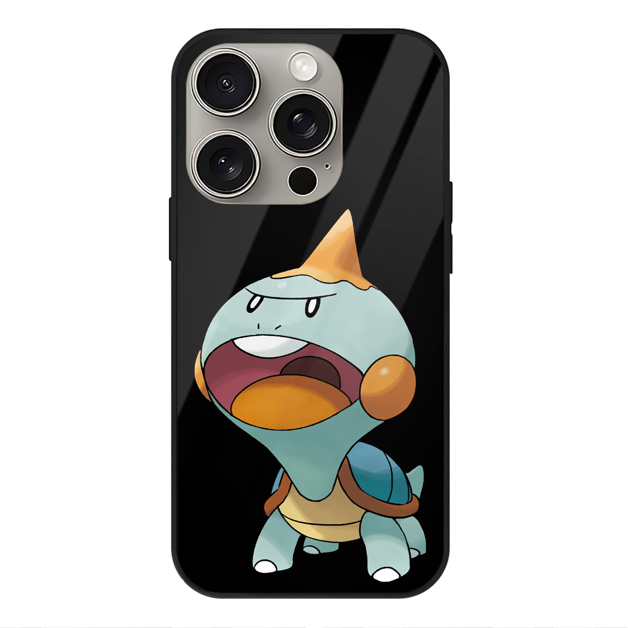 （画像用） ポケットモンスター Pokémon 【iPhone15Pro対応】スマホケース 耐衝撃＆黄変防止 背面ガラス