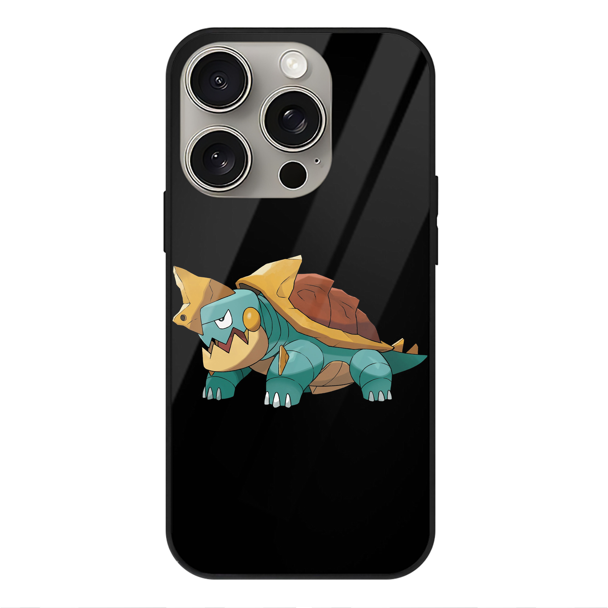 （画像用） ポケットモンスター Pokémon 【iPhone15Pro対応】スマホケース 耐衝撃＆黄変防止 背面ガラス
