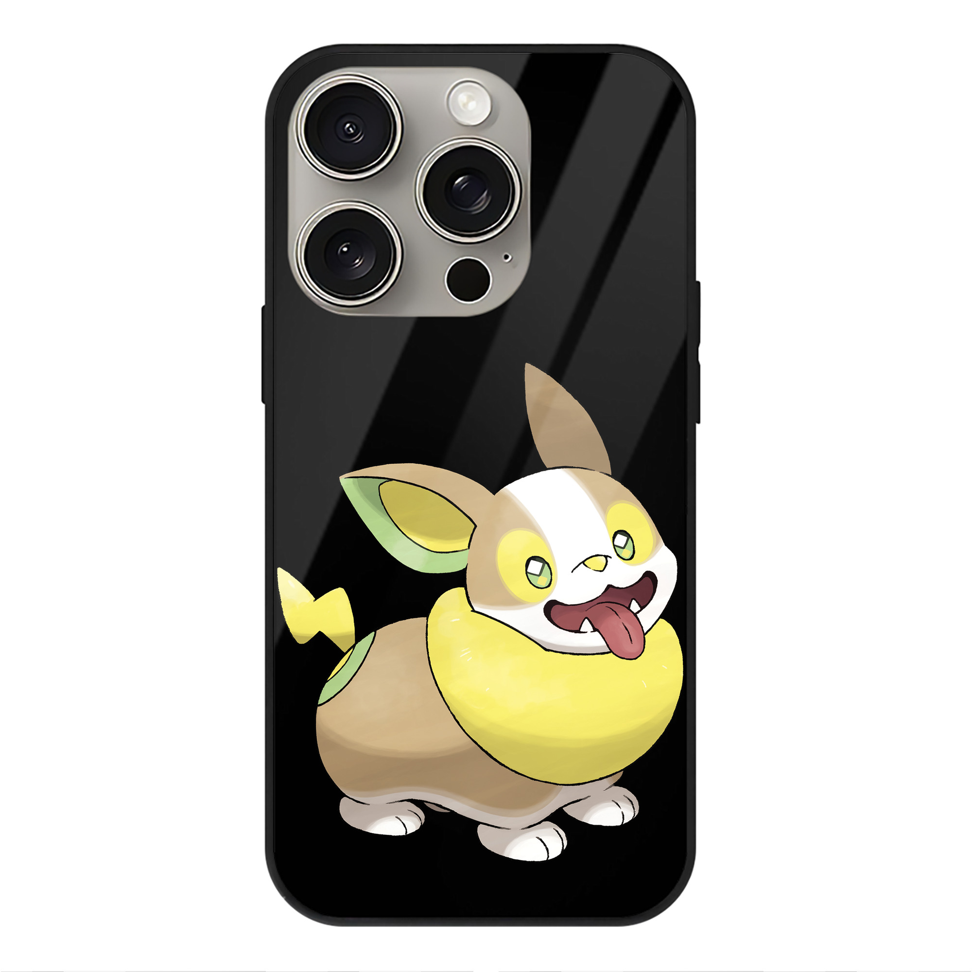 （画像用） ポケットモンスター Pokémon 【iPhone15Pro対応】スマホケース 耐衝撃＆黄変防止 背面ガラス