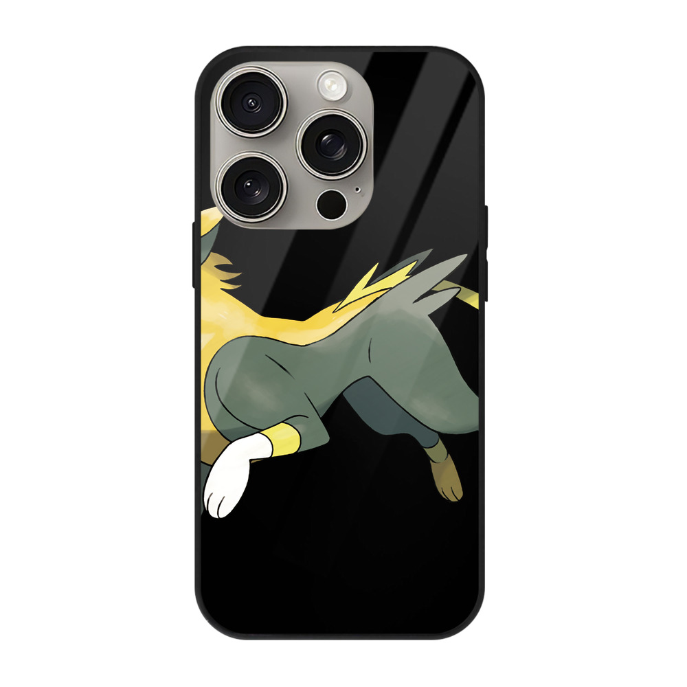 （画像用） ポケットモンスター Pokémon 【iPhone15Pro対応】スマホケース 耐衝撃＆黄変防止 背面ガラス