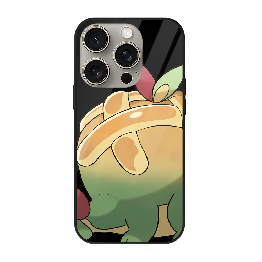 （画像用） ポケットモンスター Pokémon 【iPhone15Pro対応】スマホケース 耐衝撃＆黄変防止 背面ガラス