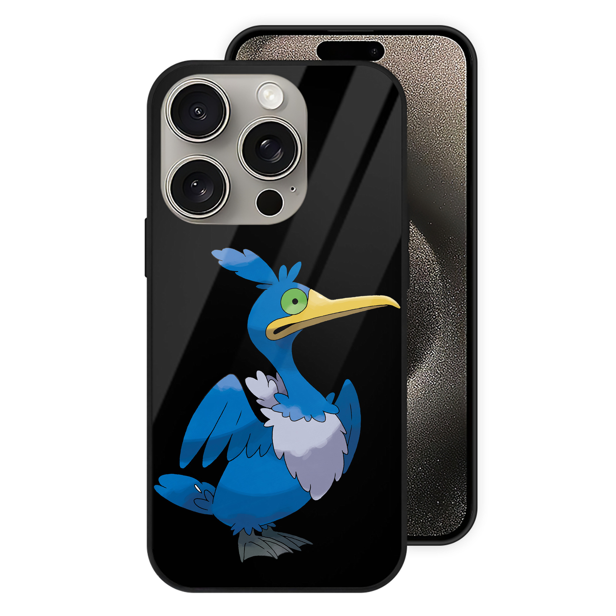 （画像用） ポケットモンスター Pokémon 【iPhone15Pro対応】スマホケース 耐衝撃＆黄変防止 背面ガラス