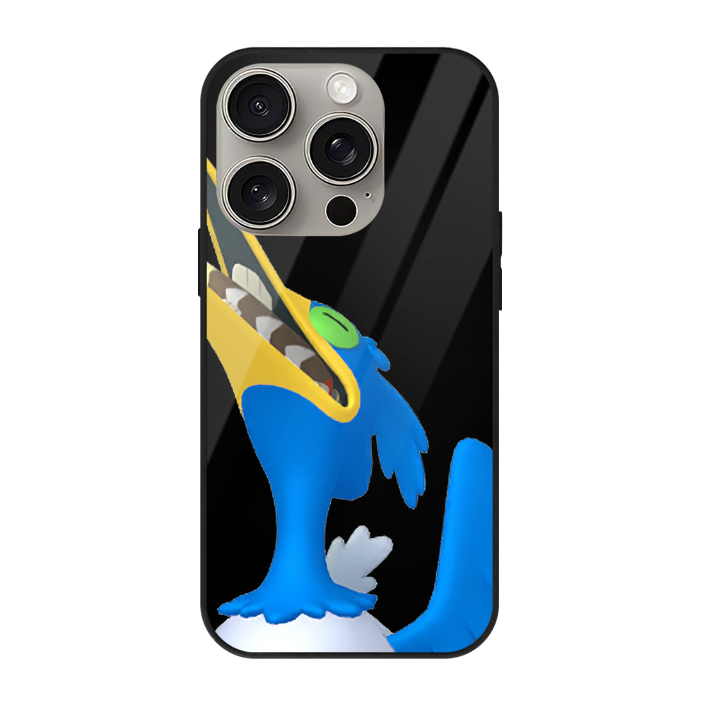（画像用） ポケットモンスター Pokémon 【iPhone15Pro対応】スマホケース 耐衝撃＆黄変防止 背面ガラス