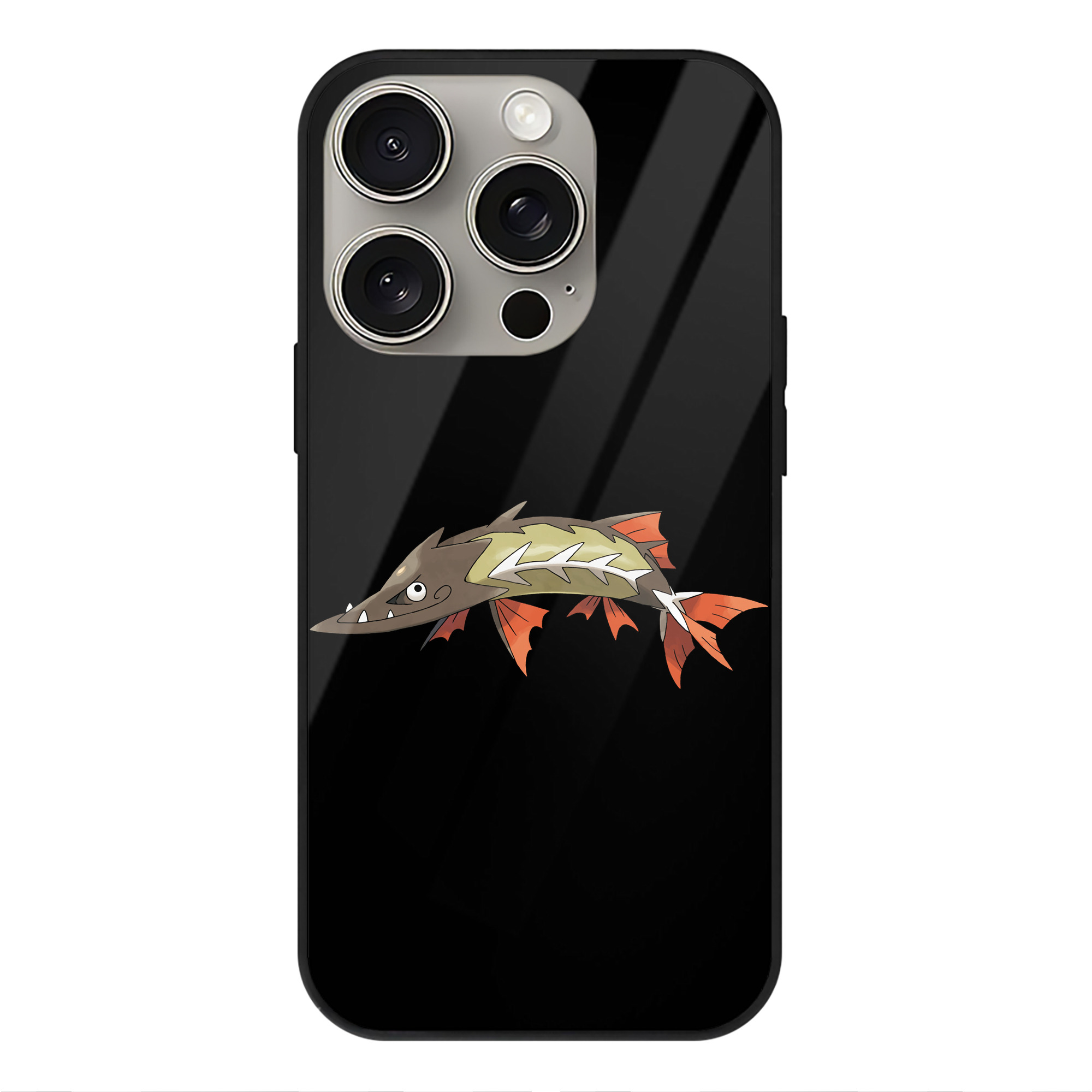 （画像用） ポケットモンスター Pokémon 【iPhone15Pro対応】スマホケース 耐衝撃＆黄変防止 背面ガラス