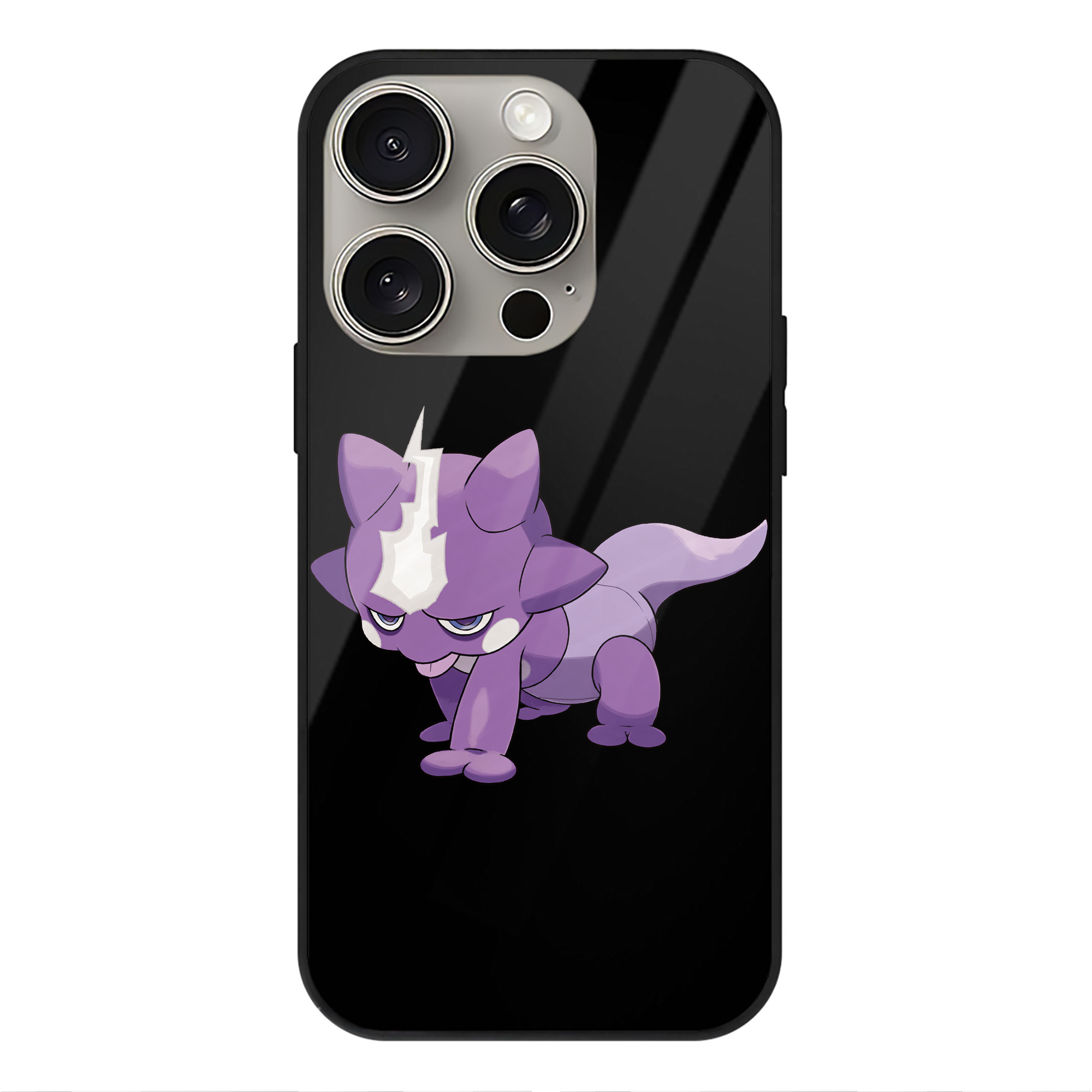 （画像用） ポケットモンスター Pokémon 【iPhone15Pro対応】スマホケース 耐衝撃＆黄変防止 背面ガラス