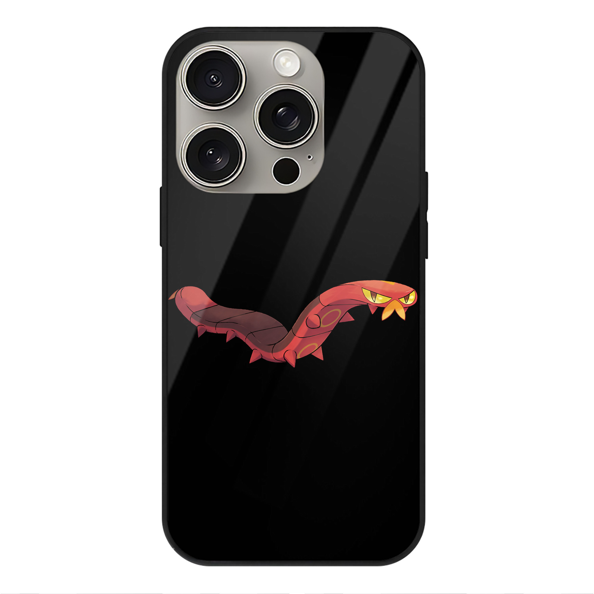 （画像用） ポケットモンスター Pokémon 【iPhone15Pro対応】スマホケース 耐衝撃＆黄変防止 背面ガラス
