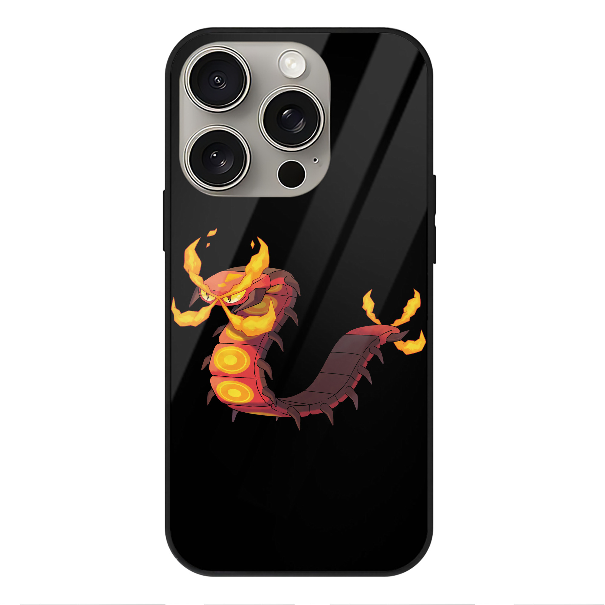 （画像用） ポケットモンスター Pokémon 【iPhone15Pro対応】スマホケース 耐衝撃＆黄変防止 背面ガラス