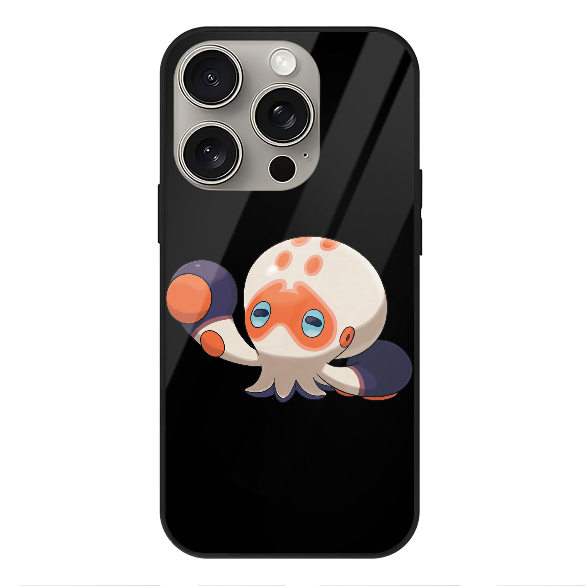 （画像用） ポケットモンスター Pokémon 【iPhone15Pro対応】スマホケース 耐衝撃＆黄変防止 背面ガラス