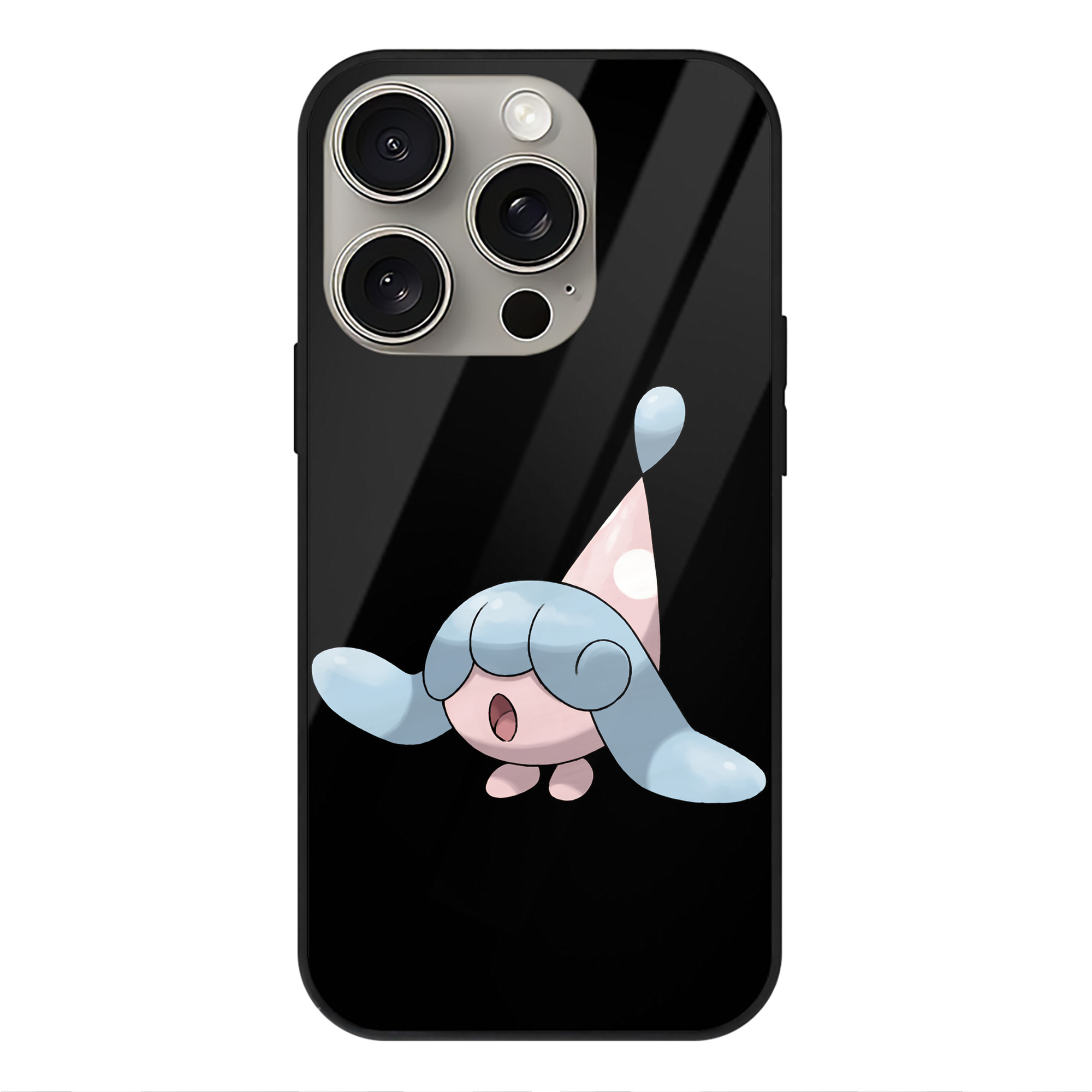 （画像用） ポケットモンスター Pokémon 【iPhone15Pro対応】スマホケース 耐衝撃＆黄変防止 背面ガラス