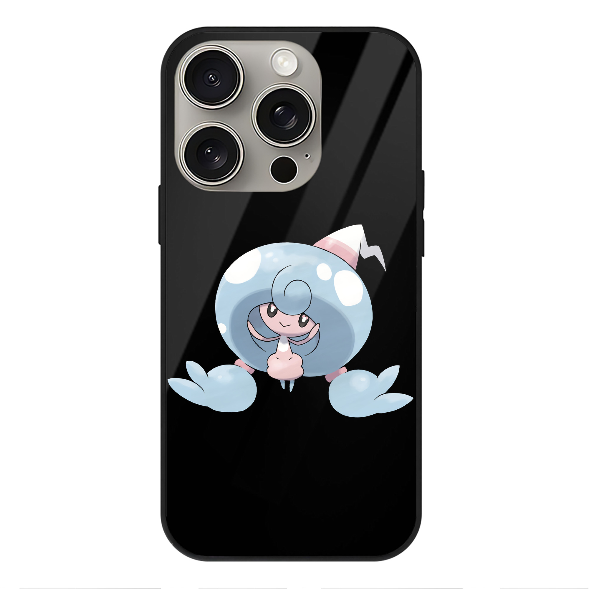 （画像用） ポケットモンスター Pokémon 【iPhone15Pro対応】スマホケース 耐衝撃＆黄変防止 背面ガラス