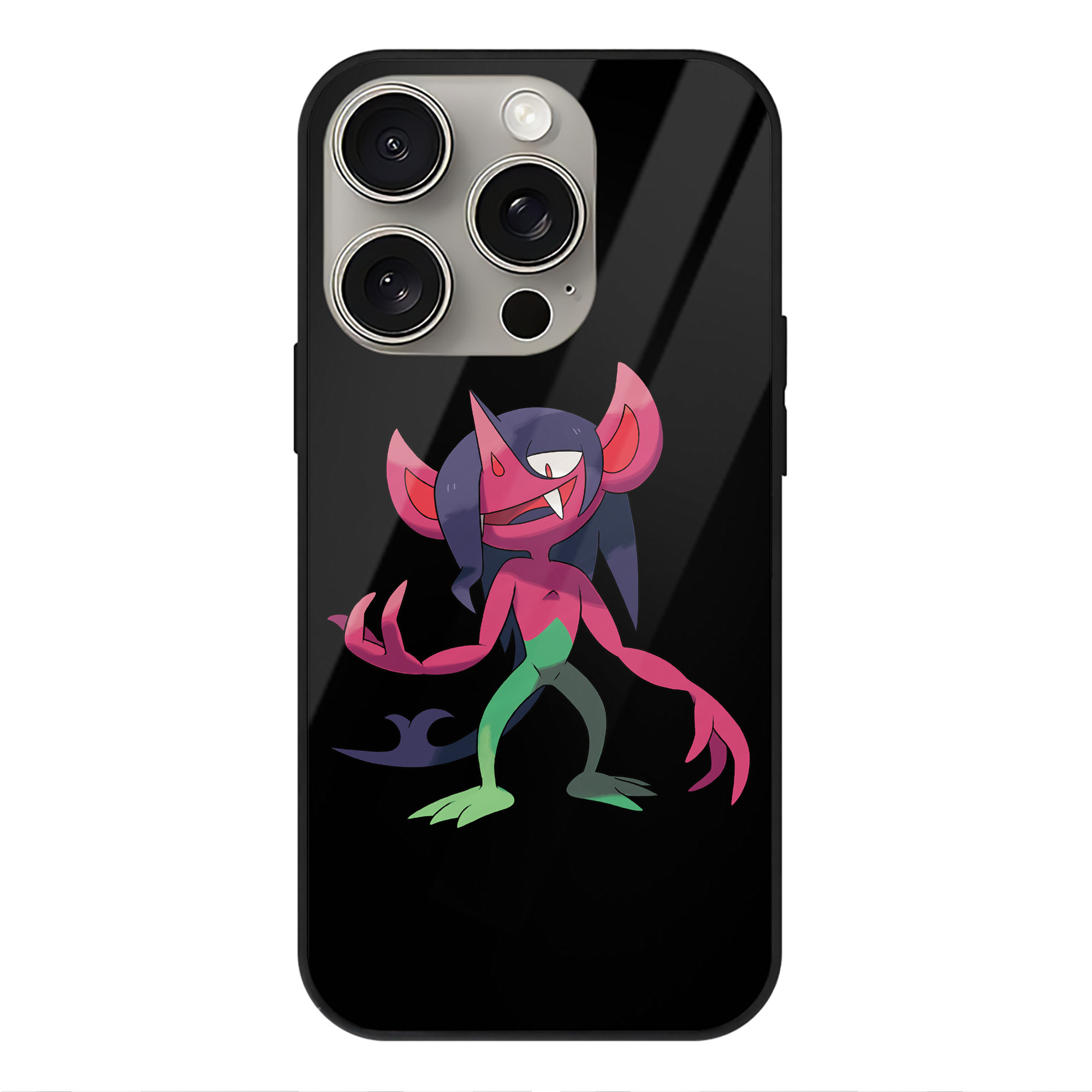 （画像用） ポケットモンスター Pokémon 【iPhone15Pro対応】スマホケース 耐衝撃＆黄変防止 背面ガラス