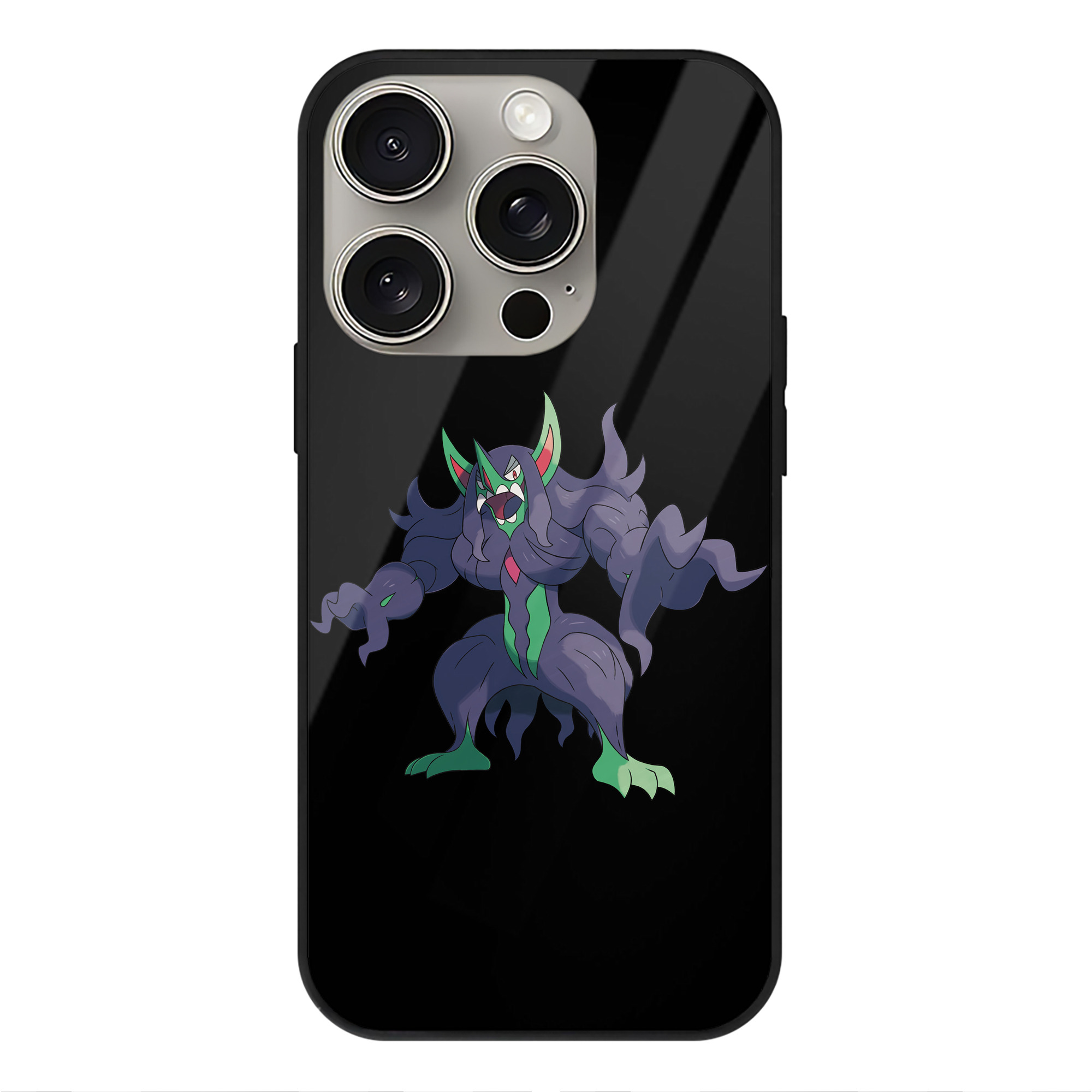 （画像用） ポケットモンスター Pokémon 【iPhone15Pro対応】スマホケース 耐衝撃＆黄変防止 背面ガラス
