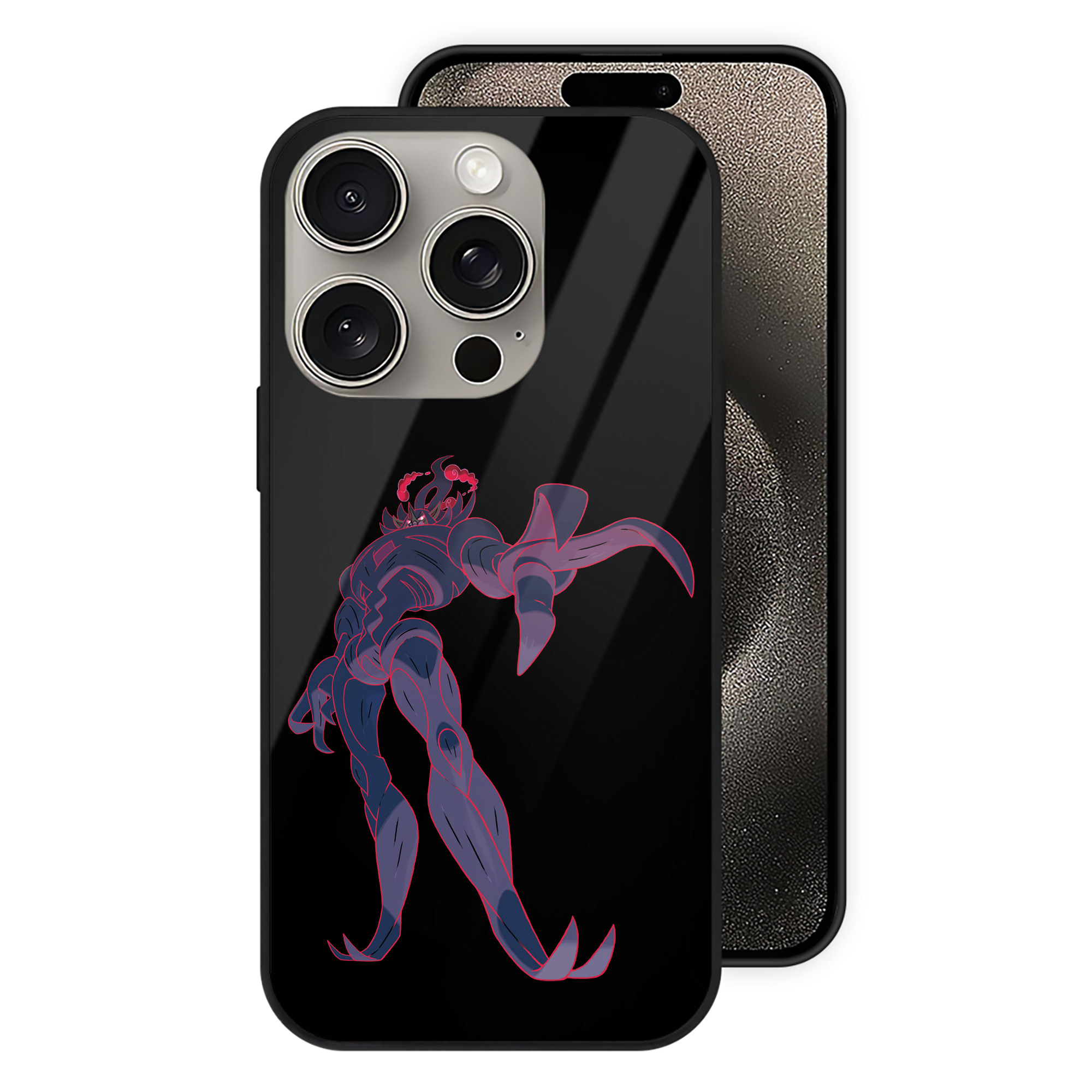 （画像用） ポケットモンスター Pokémon 【iPhone15Pro対応】スマホケース 耐衝撃＆黄変防止 背面ガラス