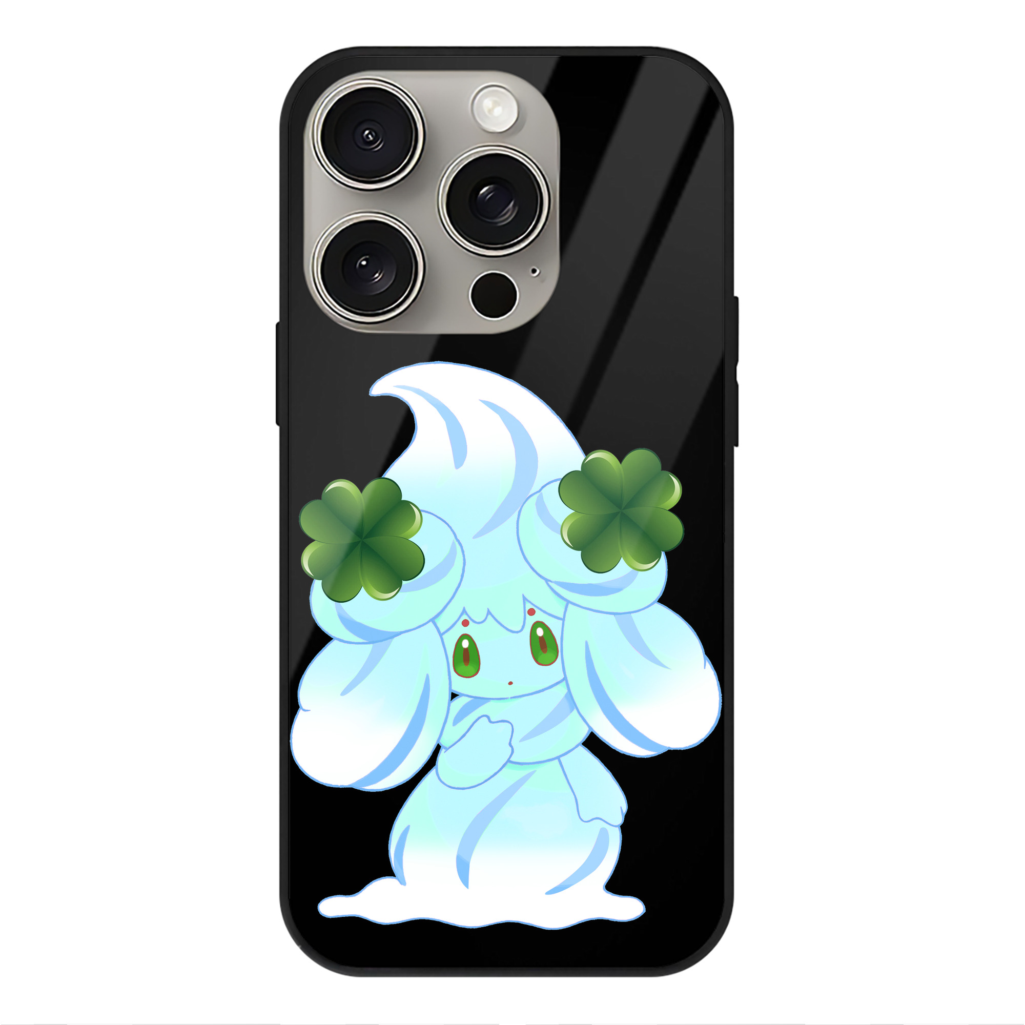 （画像用） ポケットモンスター Pokémon 【iPhone15Pro対応】スマホケース 耐衝撃＆黄変防止 背面ガラス