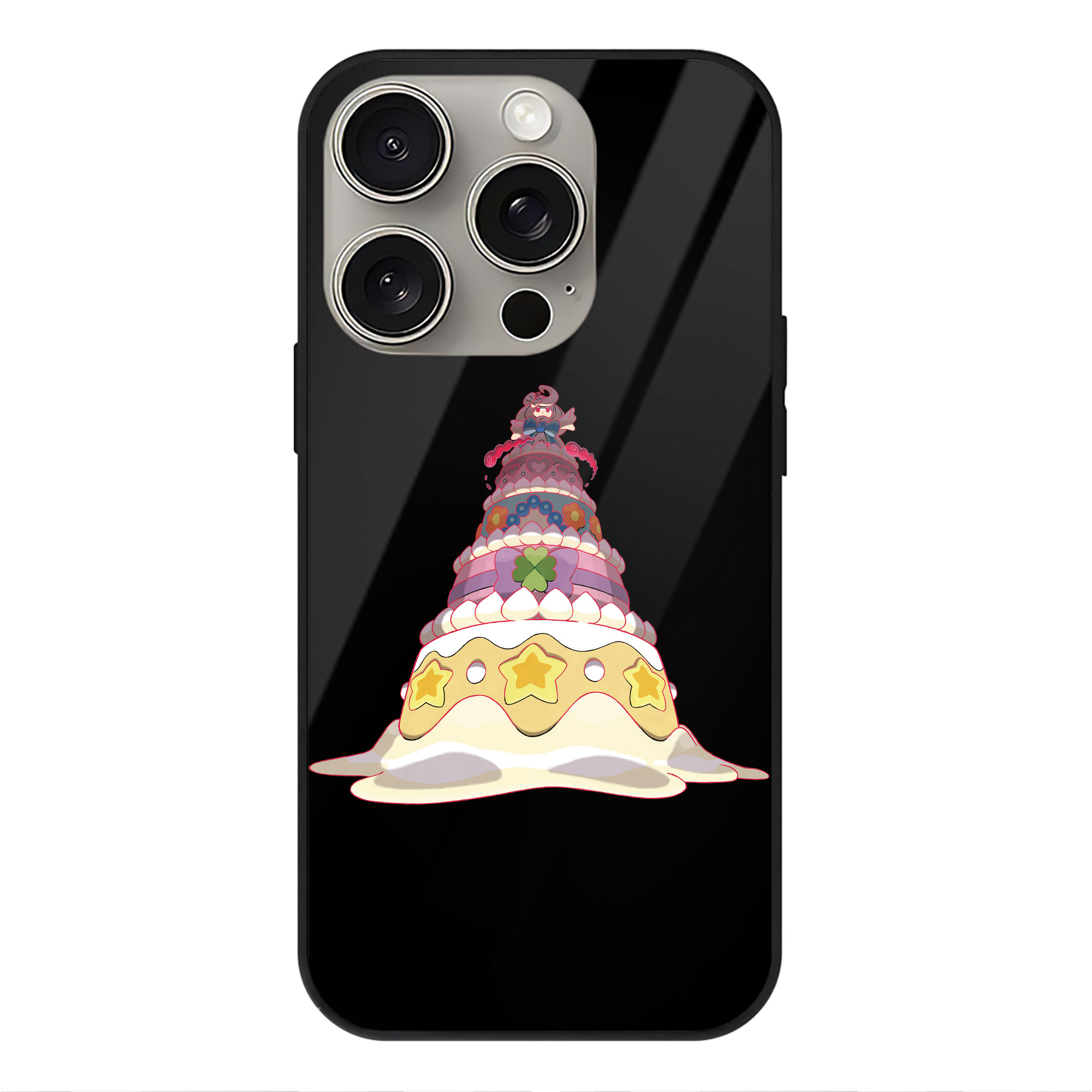 （画像用） ポケットモンスター Pokémon 【iPhone15Pro対応】スマホケース 耐衝撃＆黄変防止 背面ガラス