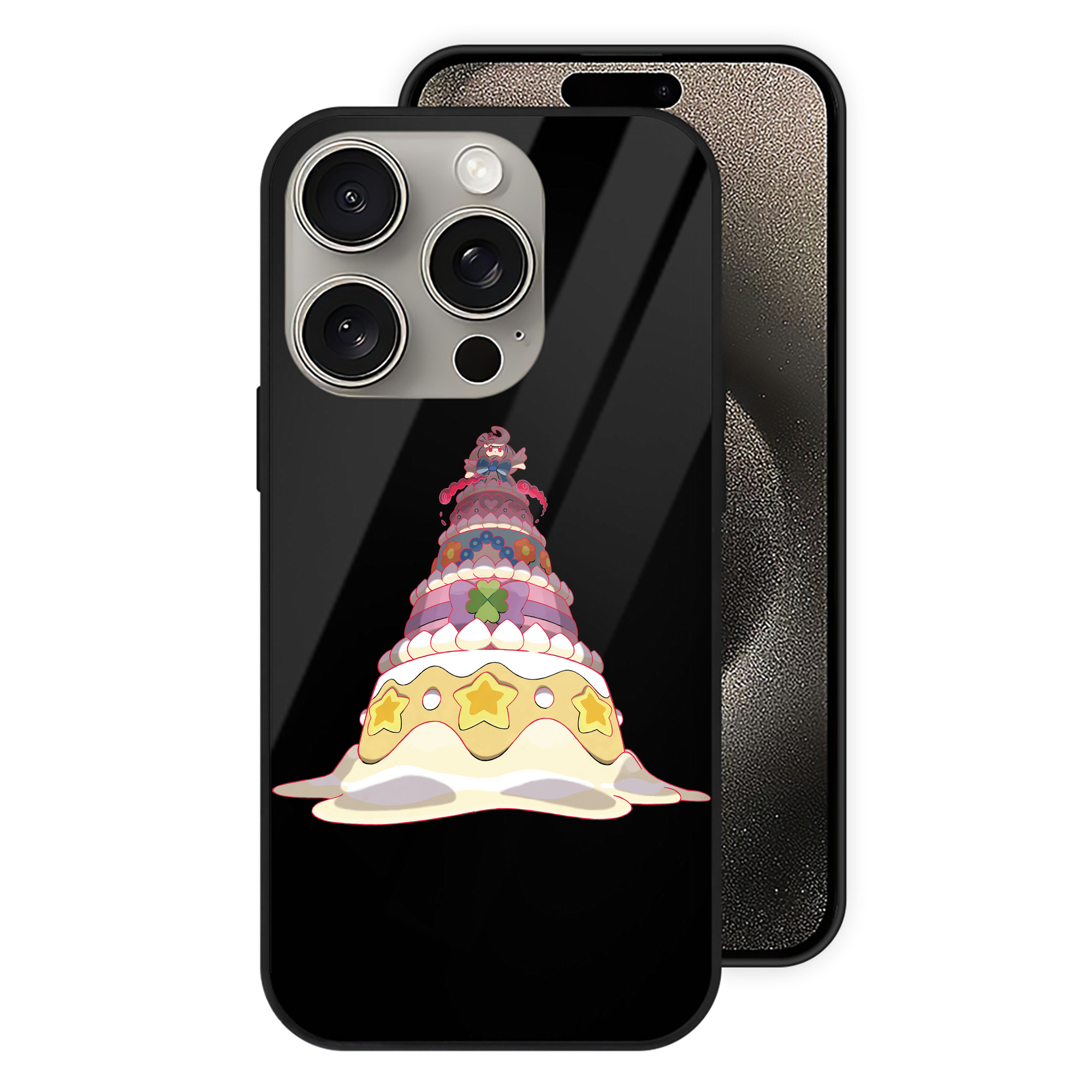 （画像用） ポケットモンスター Pokémon 【iPhone15Pro対応】スマホケース 耐衝撃＆黄変防止 背面ガラス