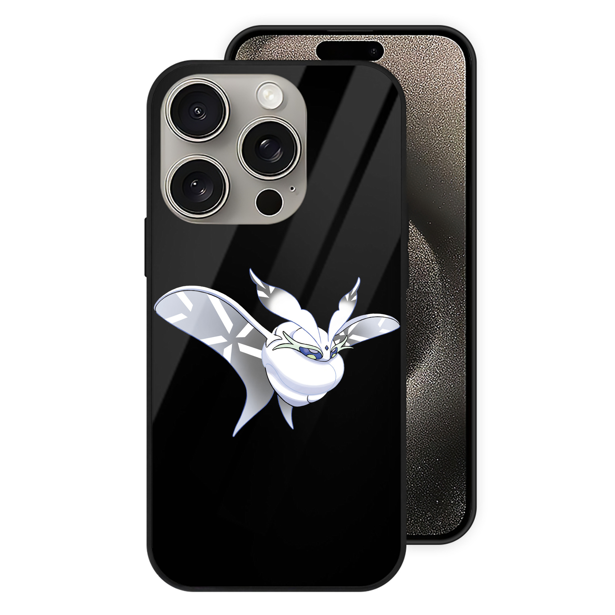（画像用） ポケットモンスター Pokémon 【iPhone15Pro対応】スマホケース 耐衝撃＆黄変防止 背面ガラス